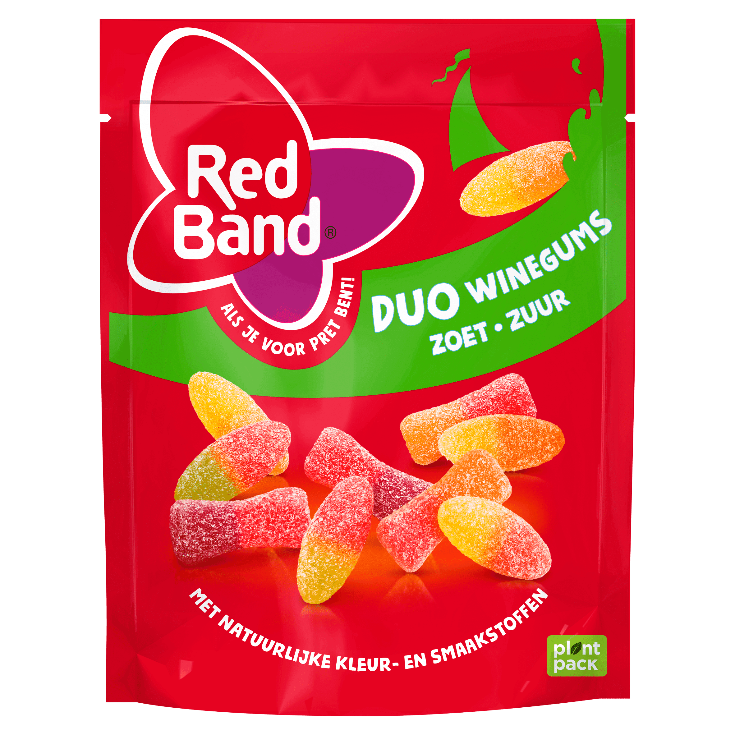 Redband Duo winegums zoet zuur