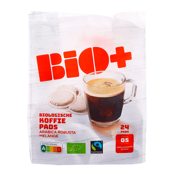 BIO+ Koffiepads Dutch Roast  Fairtrade