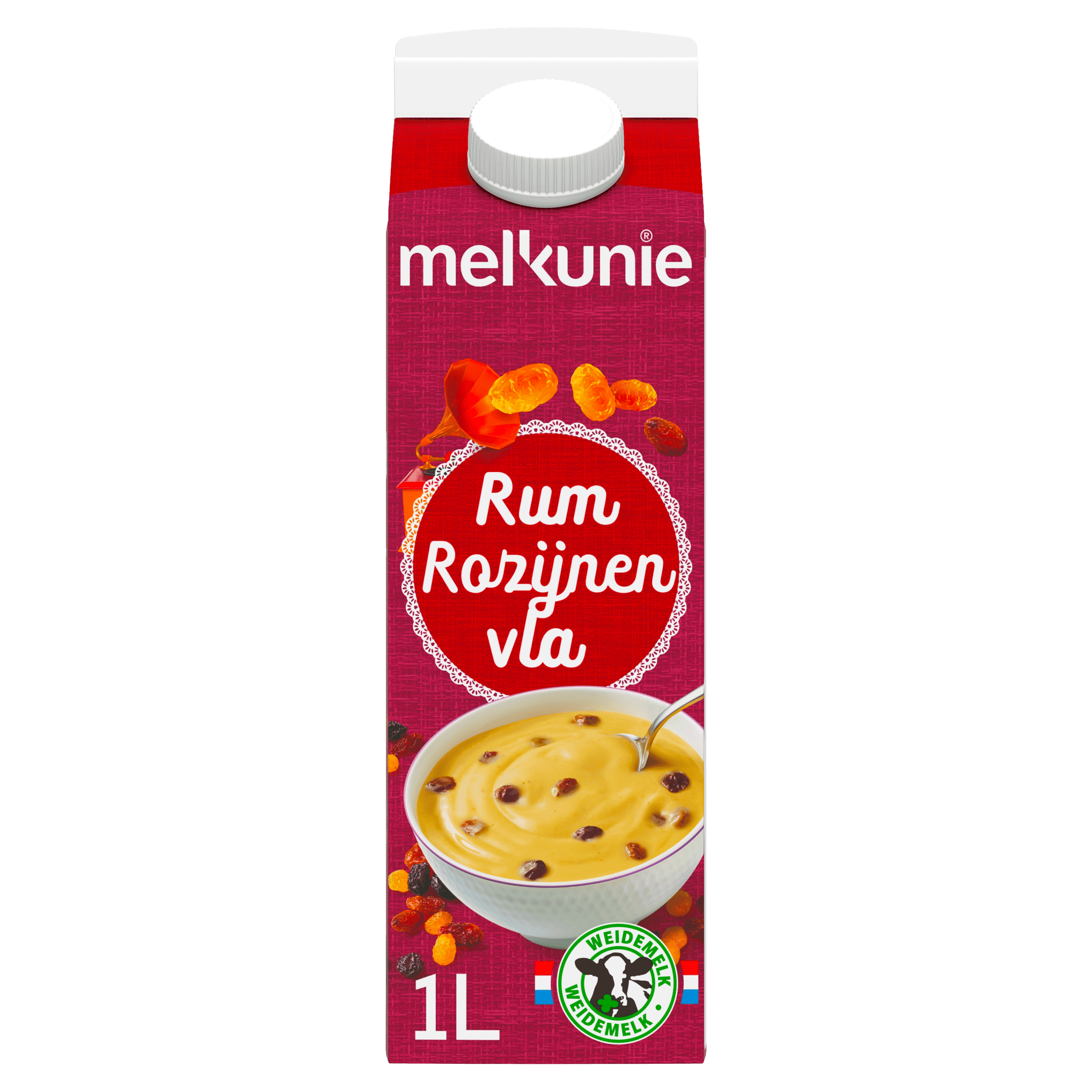 Melkunie Rum rozijnen vla