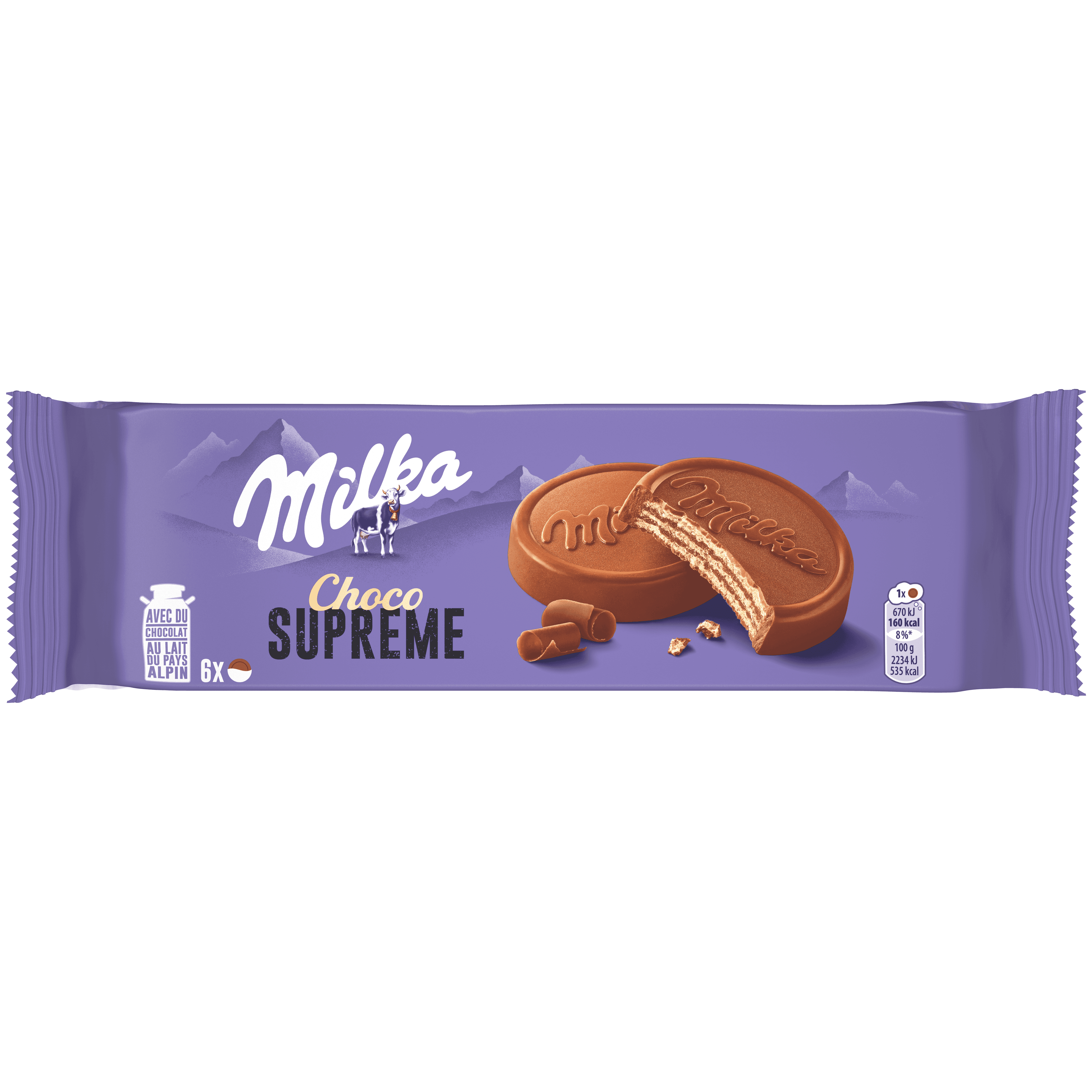 Milka Choco Wafer Koekjes Melkchocolade