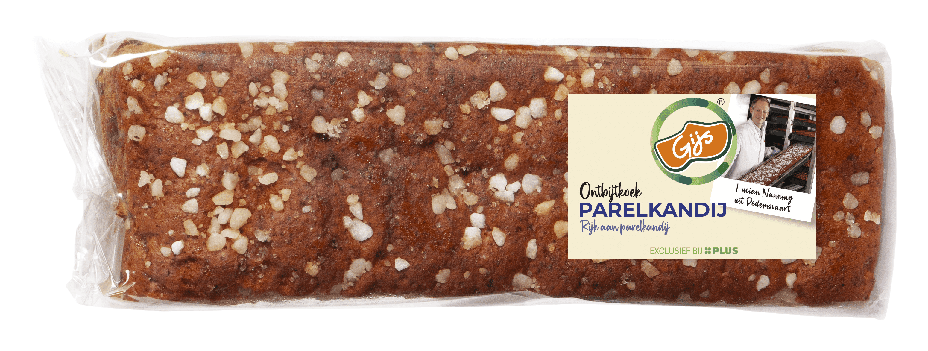 GIJS Ontbijtkoek parelkandij