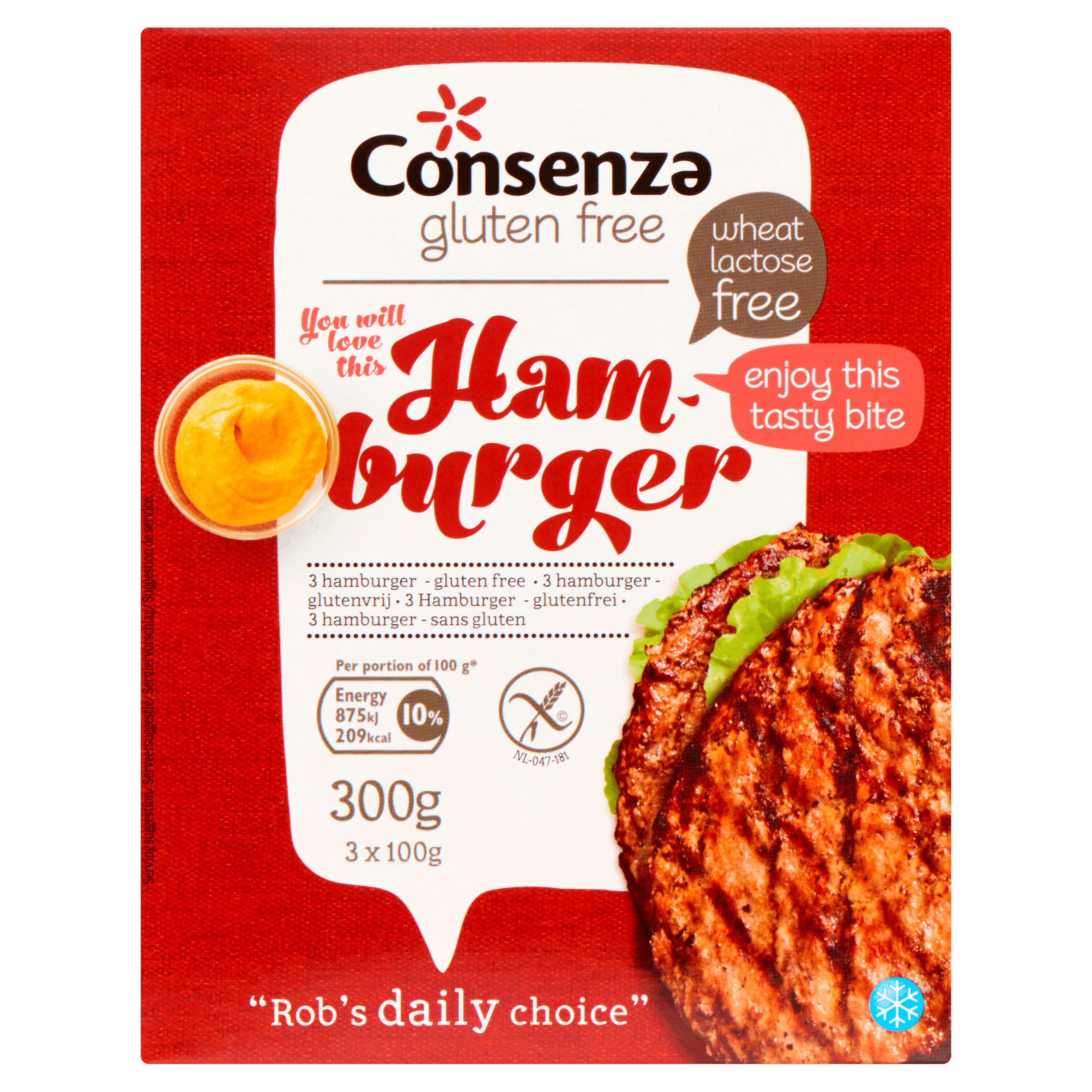 Consenza Glutenvrij hamburgers 