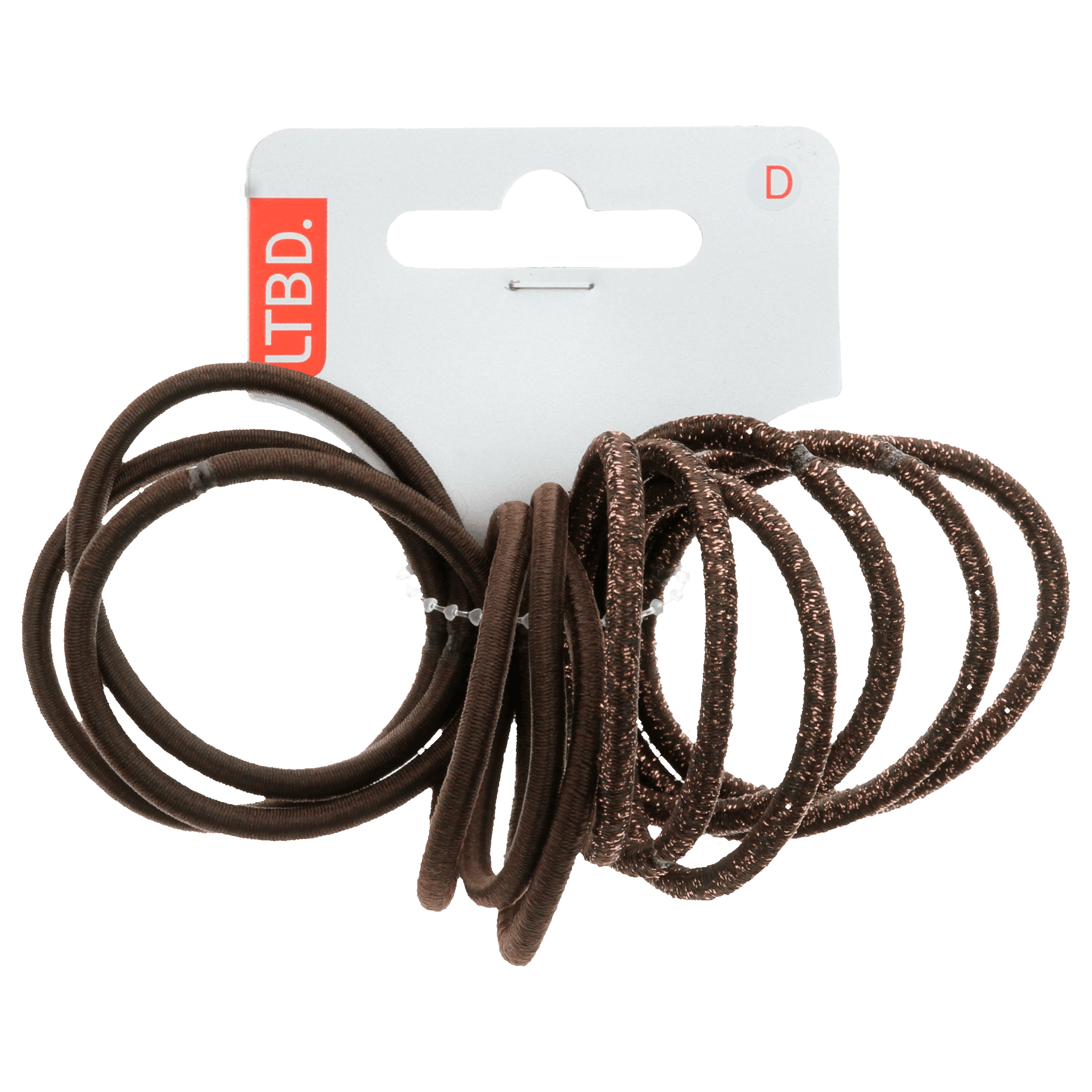 LTBD Elastiek 12 bruin glitter