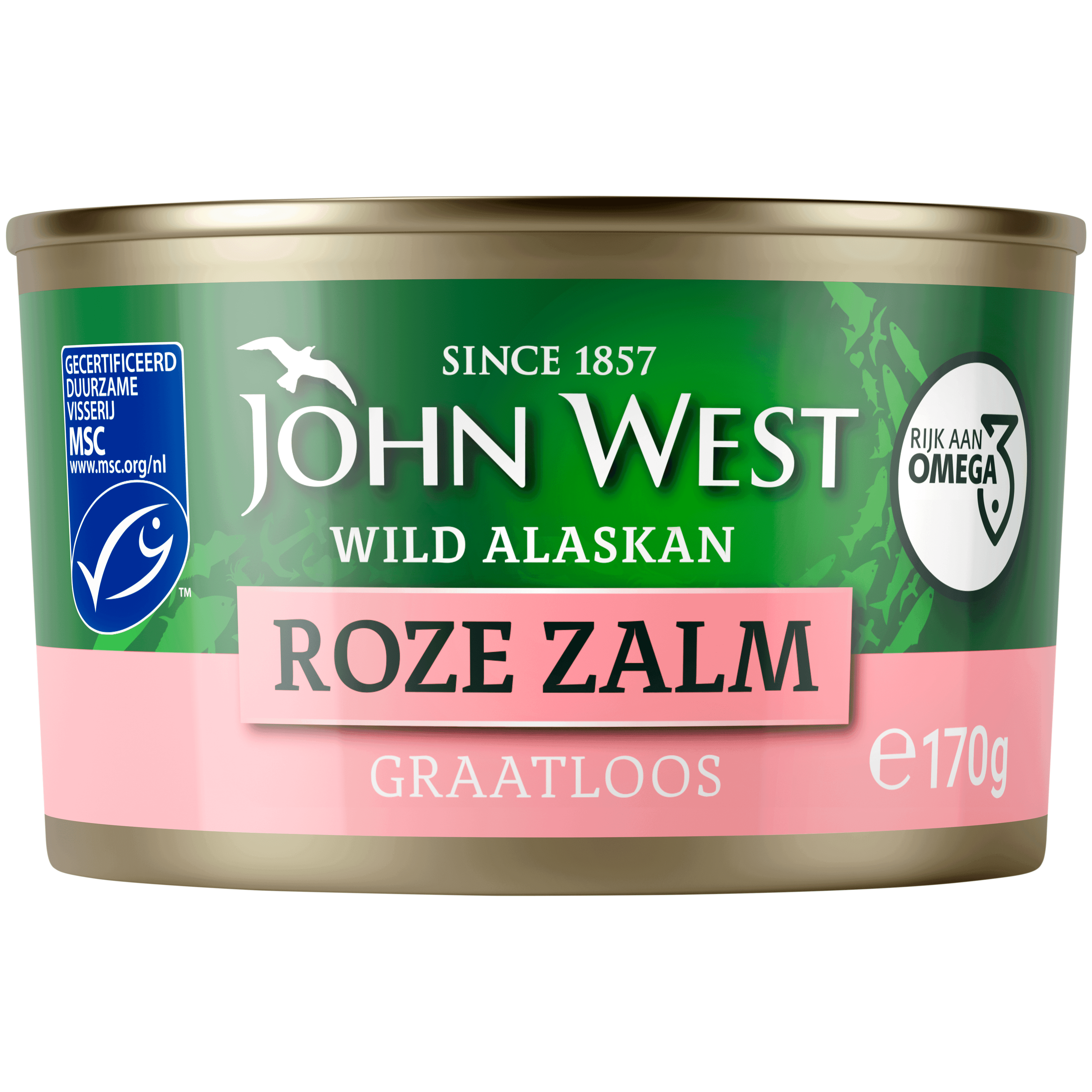 John West Roze zalm zonder vel en graat MSC
