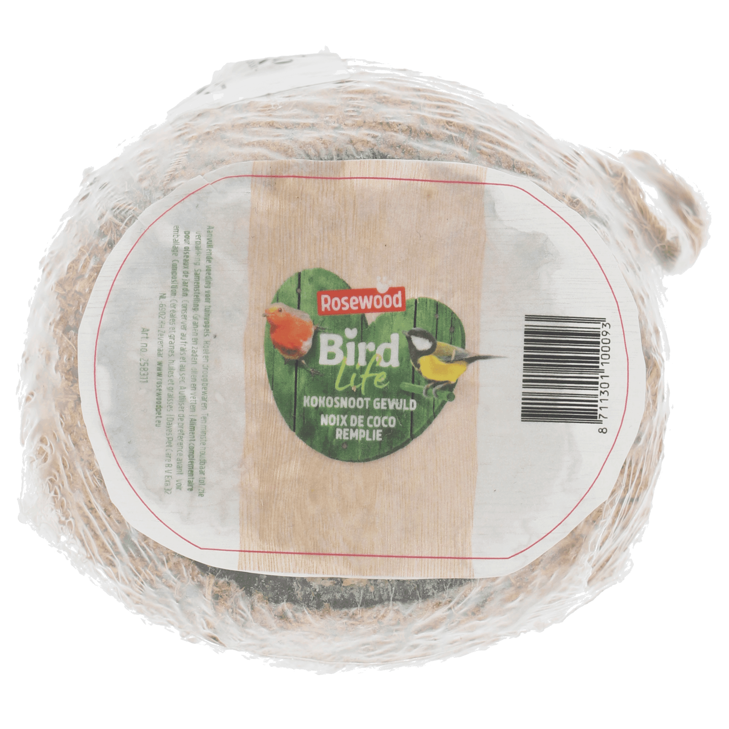 Rosewood Wintervoer gevulde kokosnoot