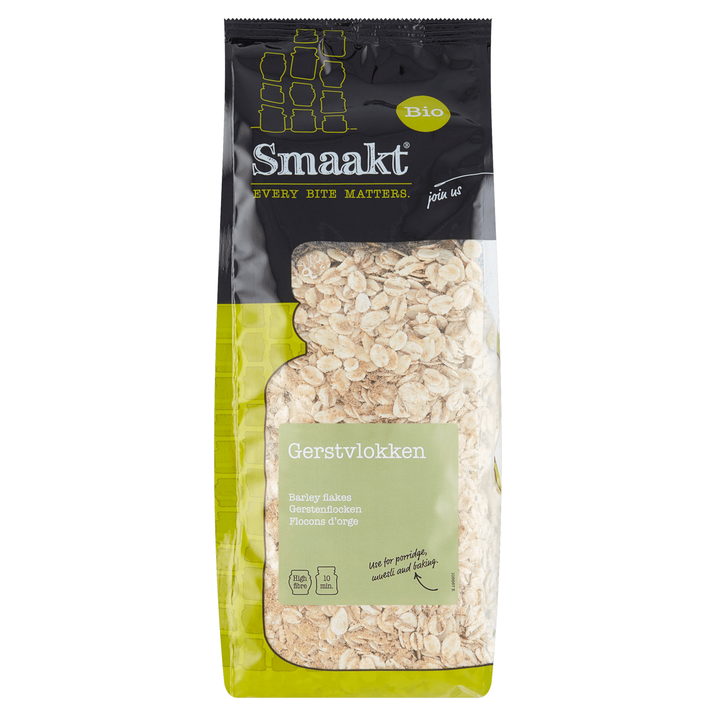 Smaakt Gerstevlokken bio