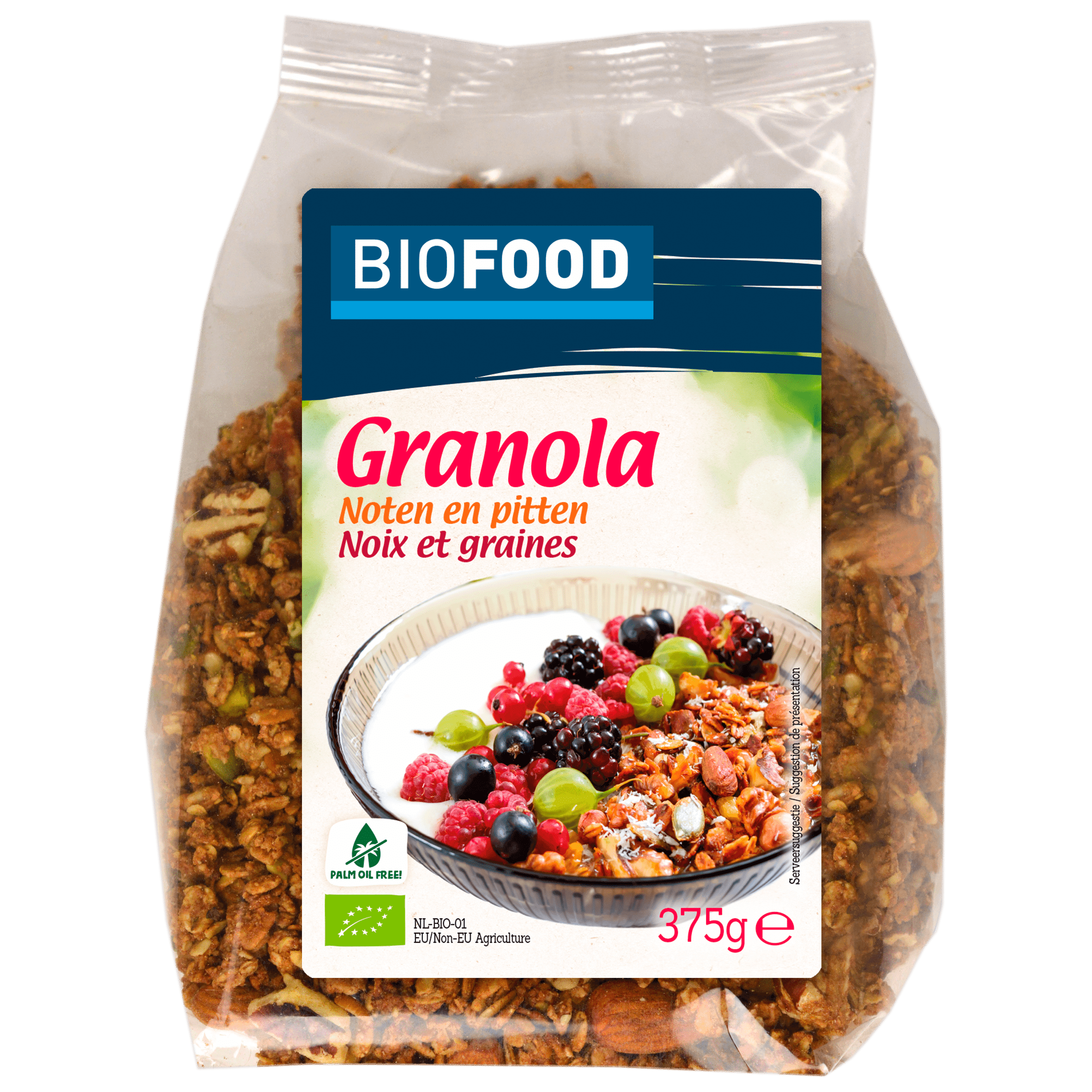 Biofood Granola noten en pitten bio
