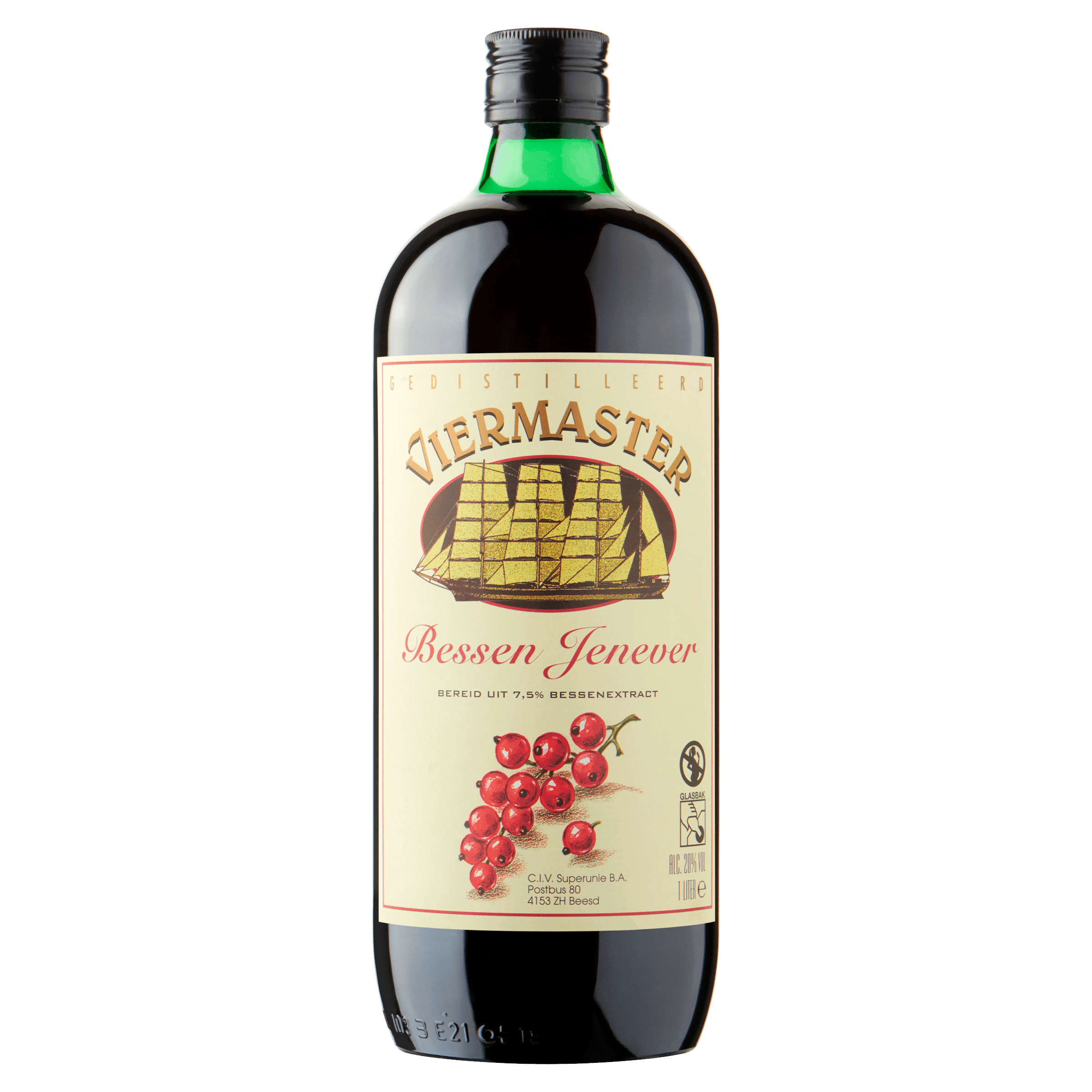 Viermaster Bessenjenever