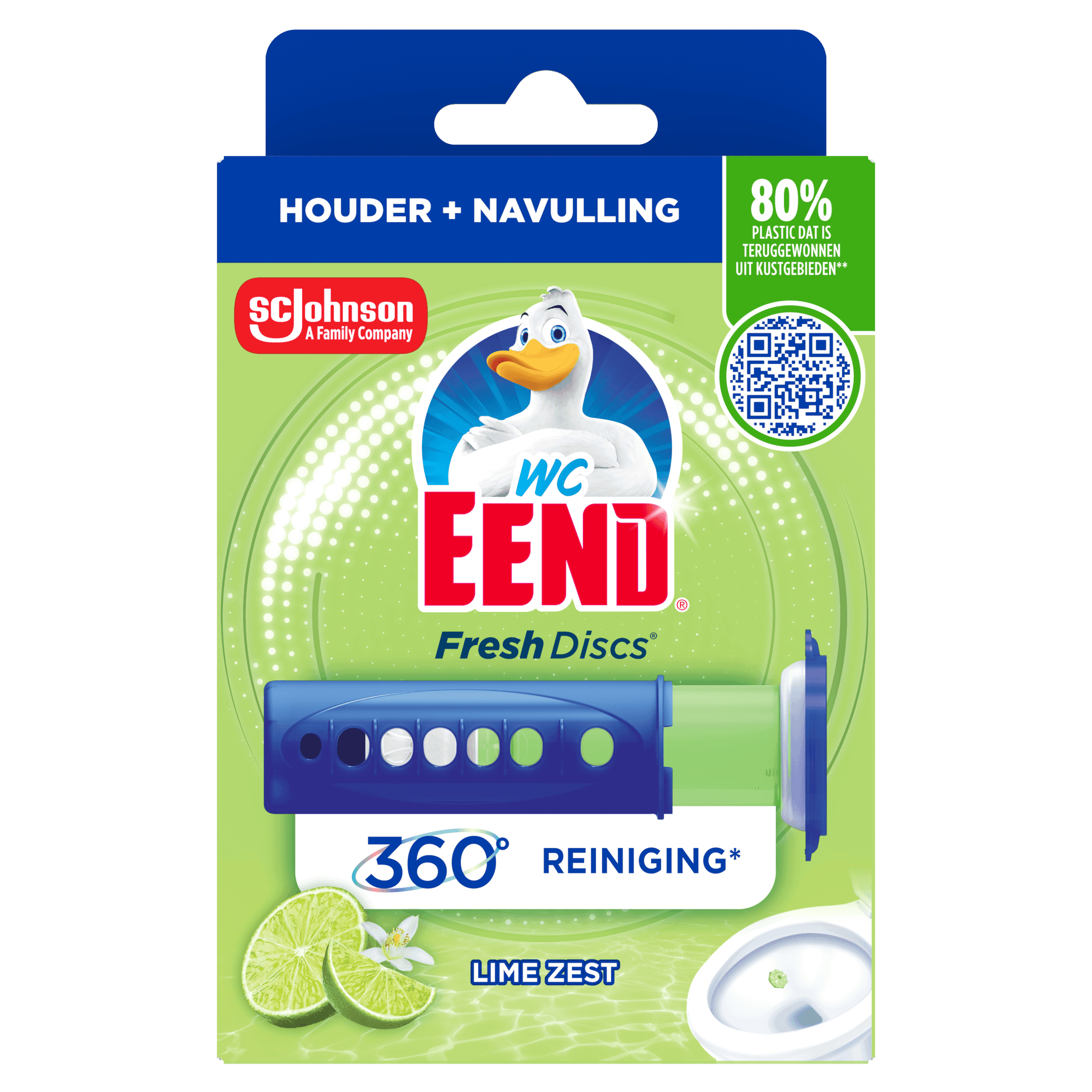Wc Eend Fresh disc houder Lime Zest