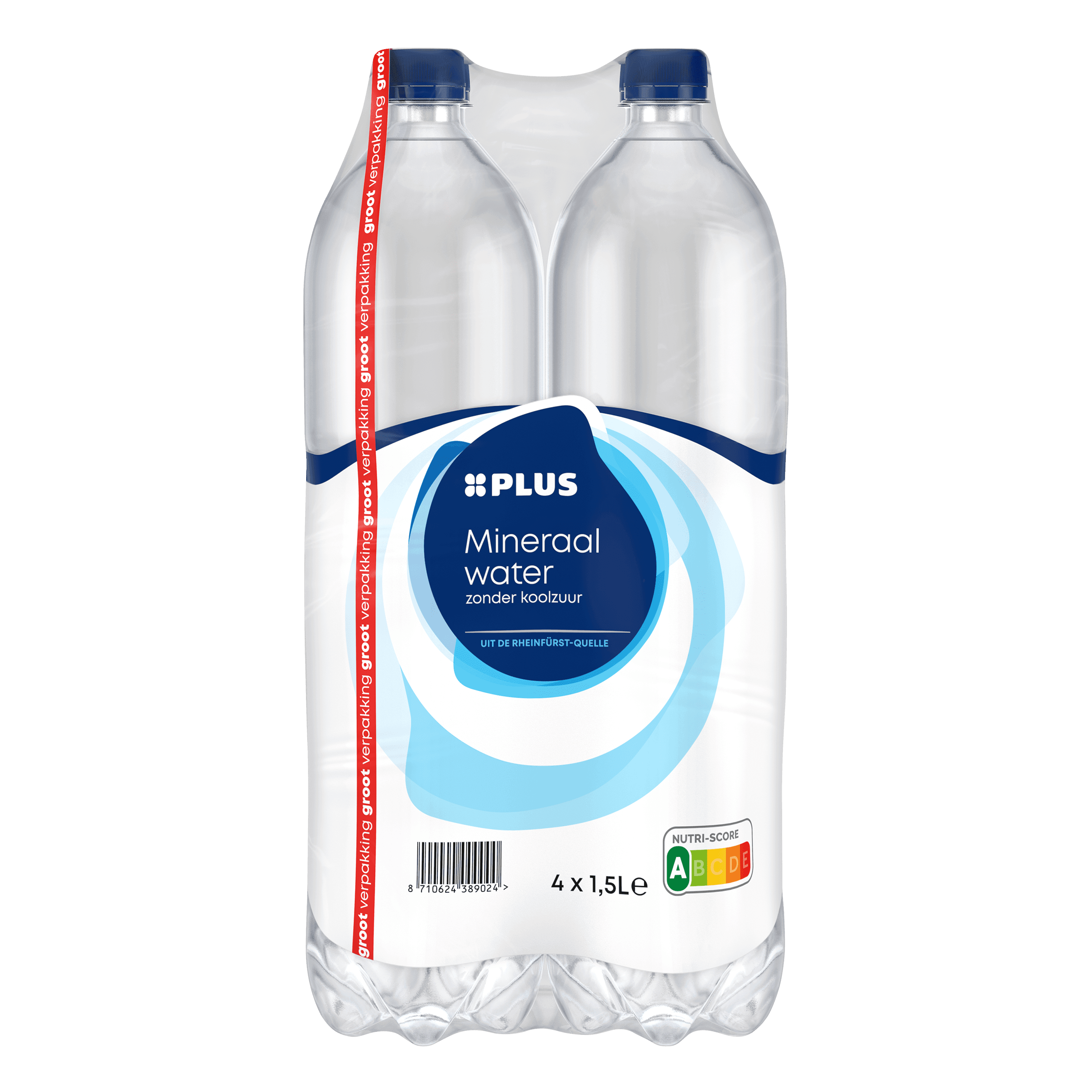 PLUS Mineraalwater zonder koolzuur 4-pack