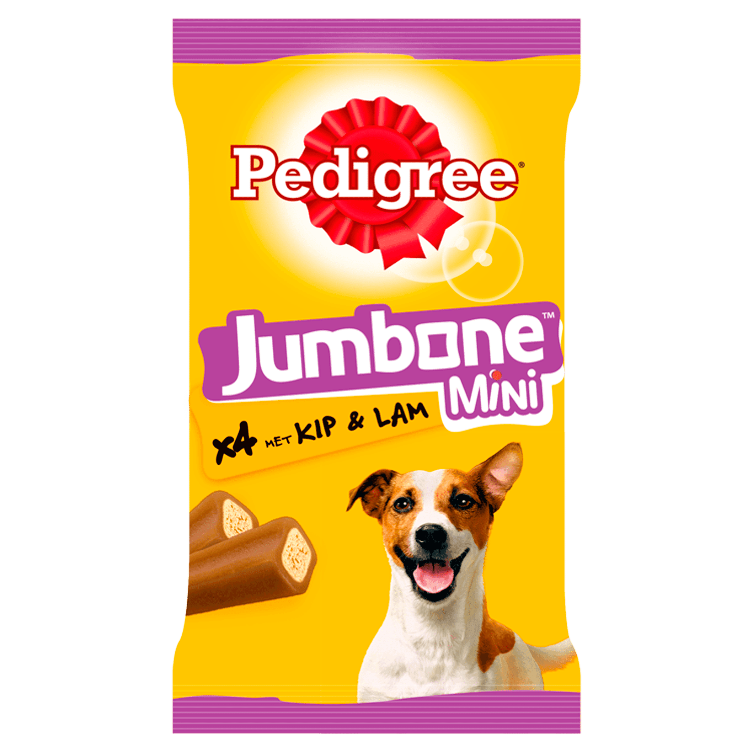 Pedigree Jumbone Mini Kip & Lam Hondensnack