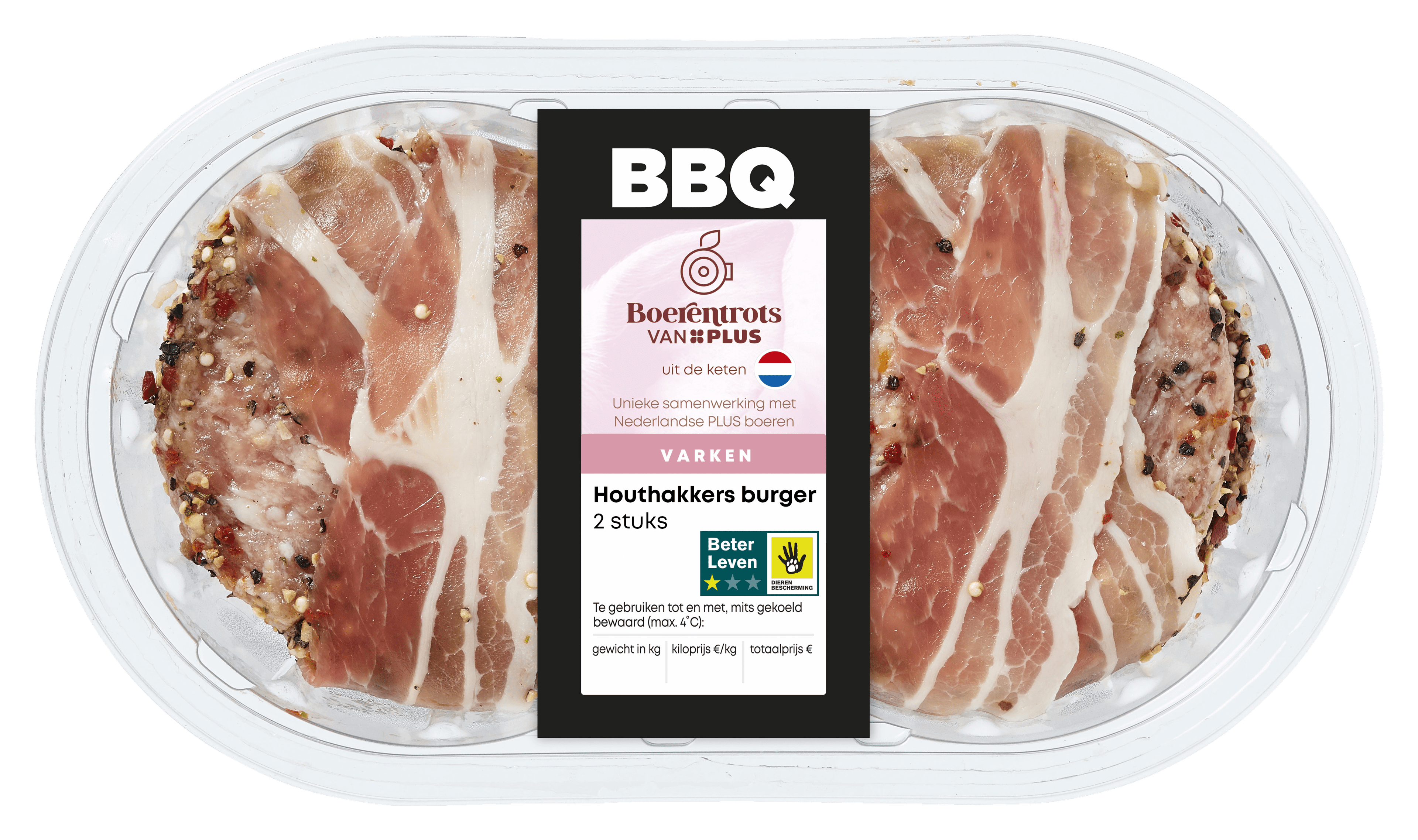 PLUS Boerentrots Houthakkers burger 2st