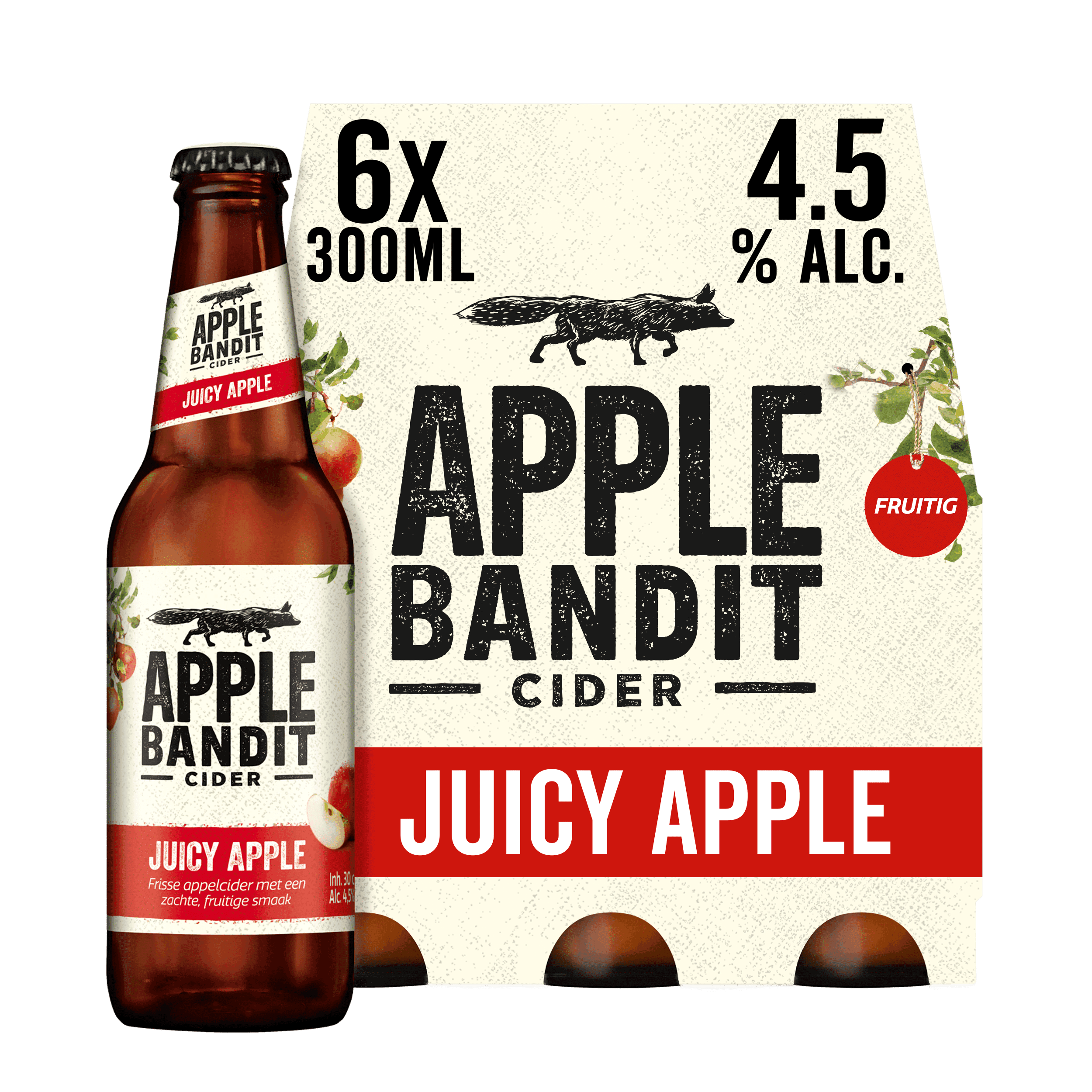 Apple Bandit Juicy Apple cider fles