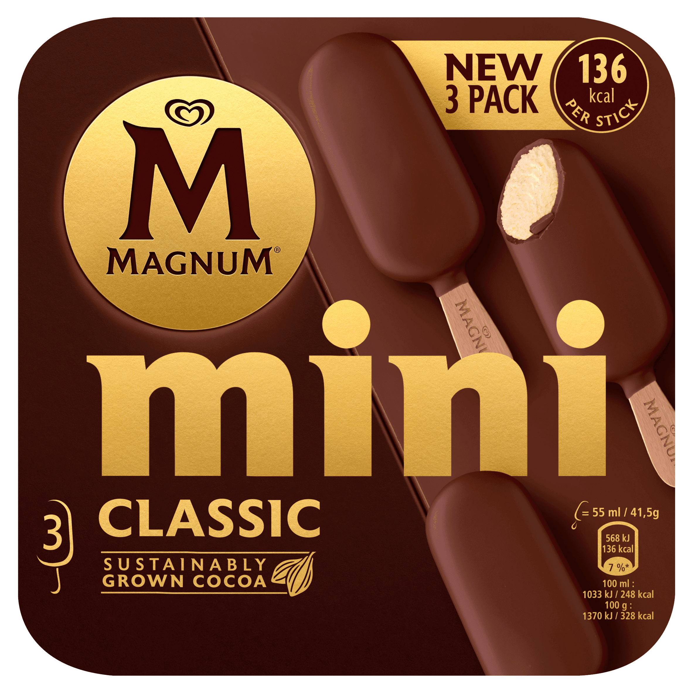 Magnum Magnum Mini Classic 3x55ml