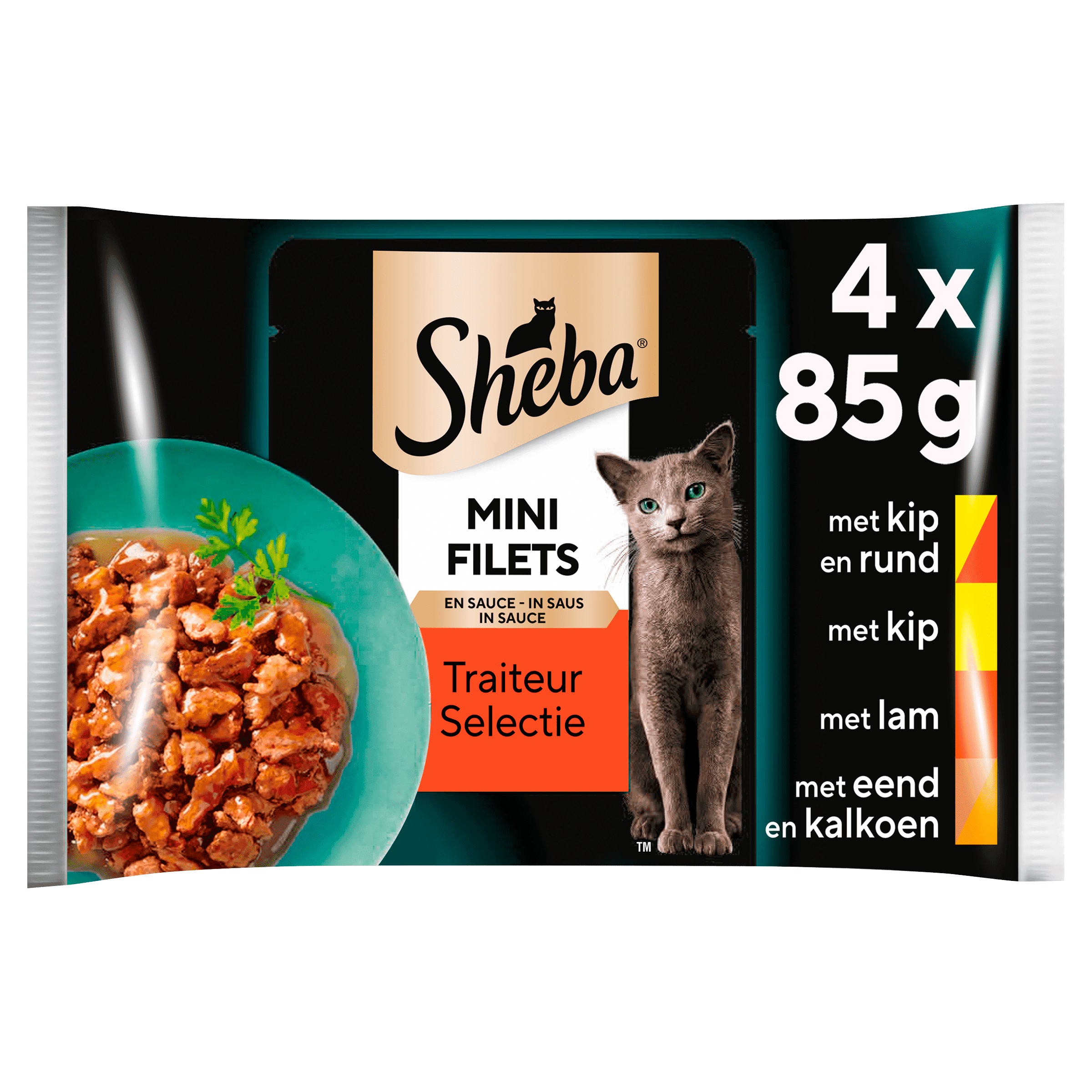 Sheba Maaltijdzakjes mini filets in saus