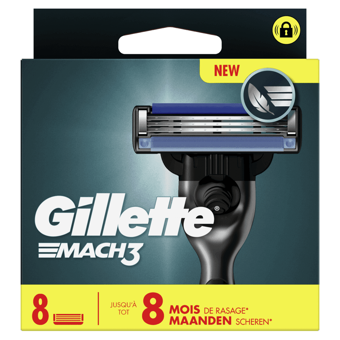 Gillette Mach3 Base Mesjes _ 8CT