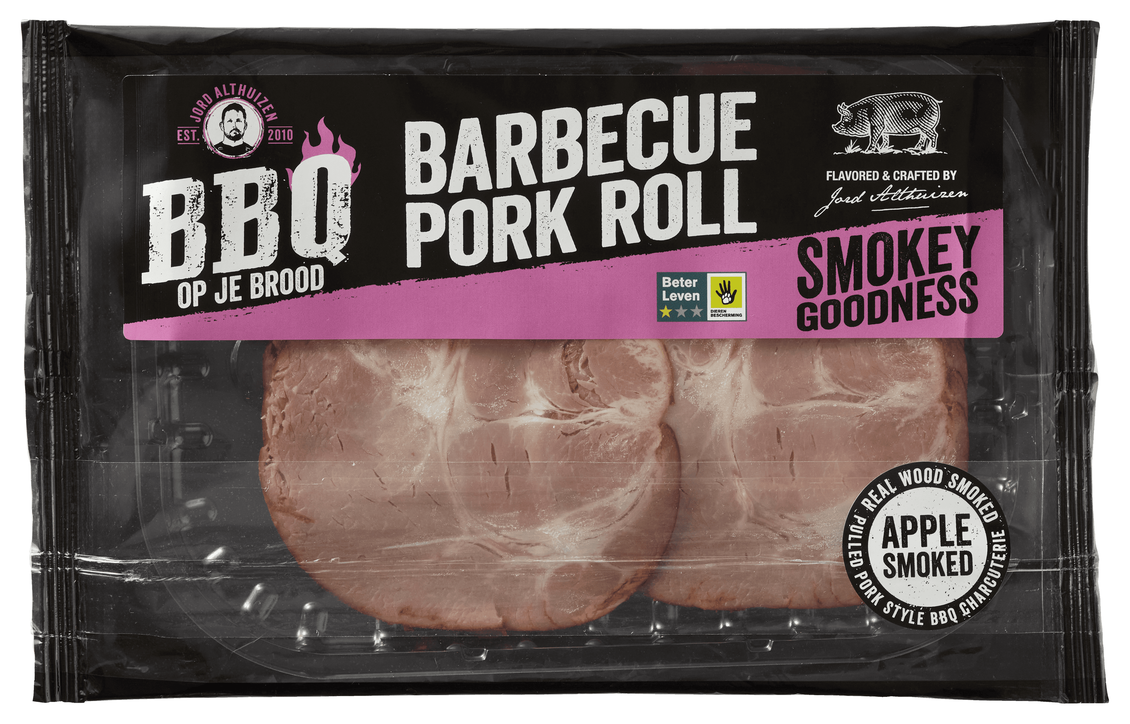 BBQ op je brood BBQ pork roll