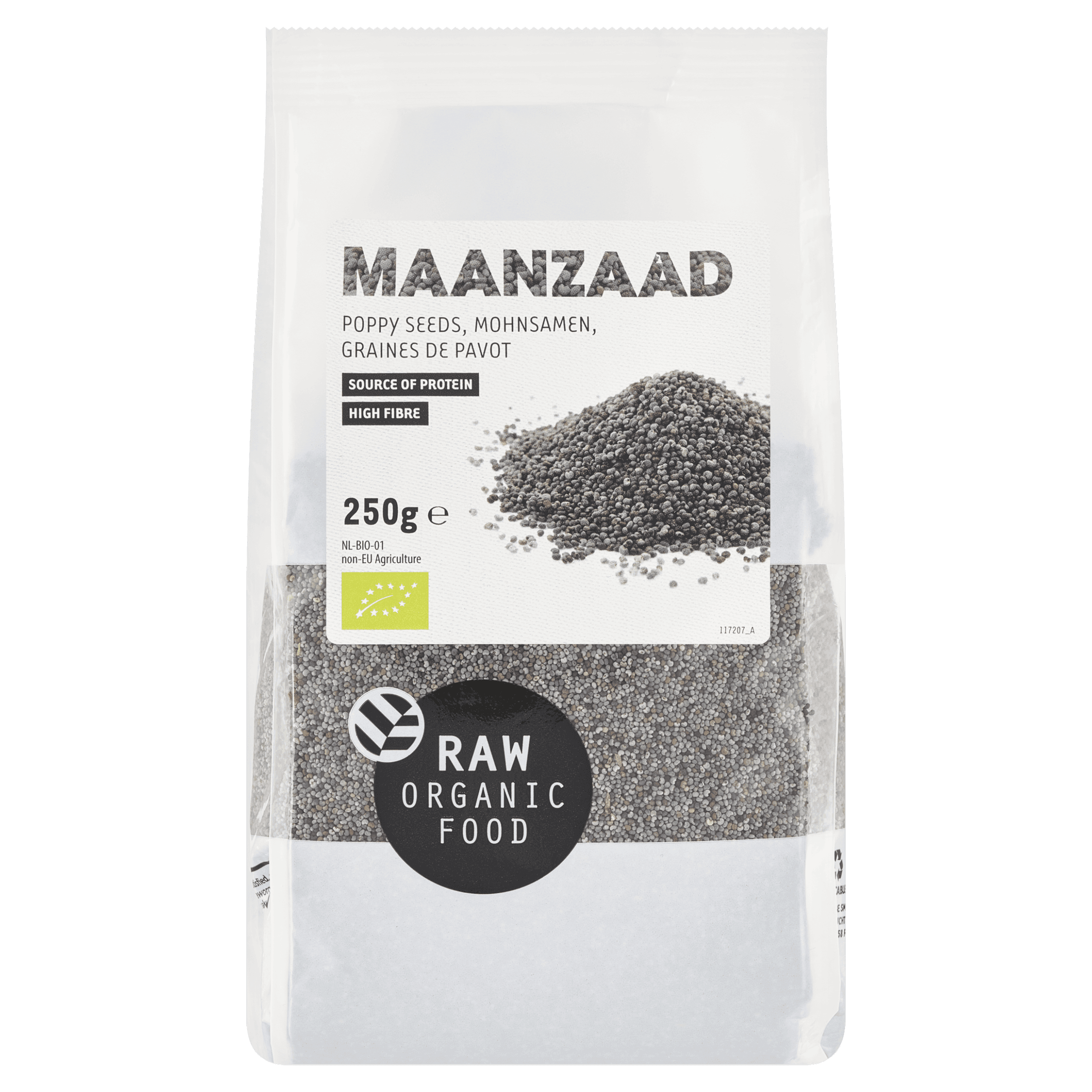 Raw Organic Food Maanzaad