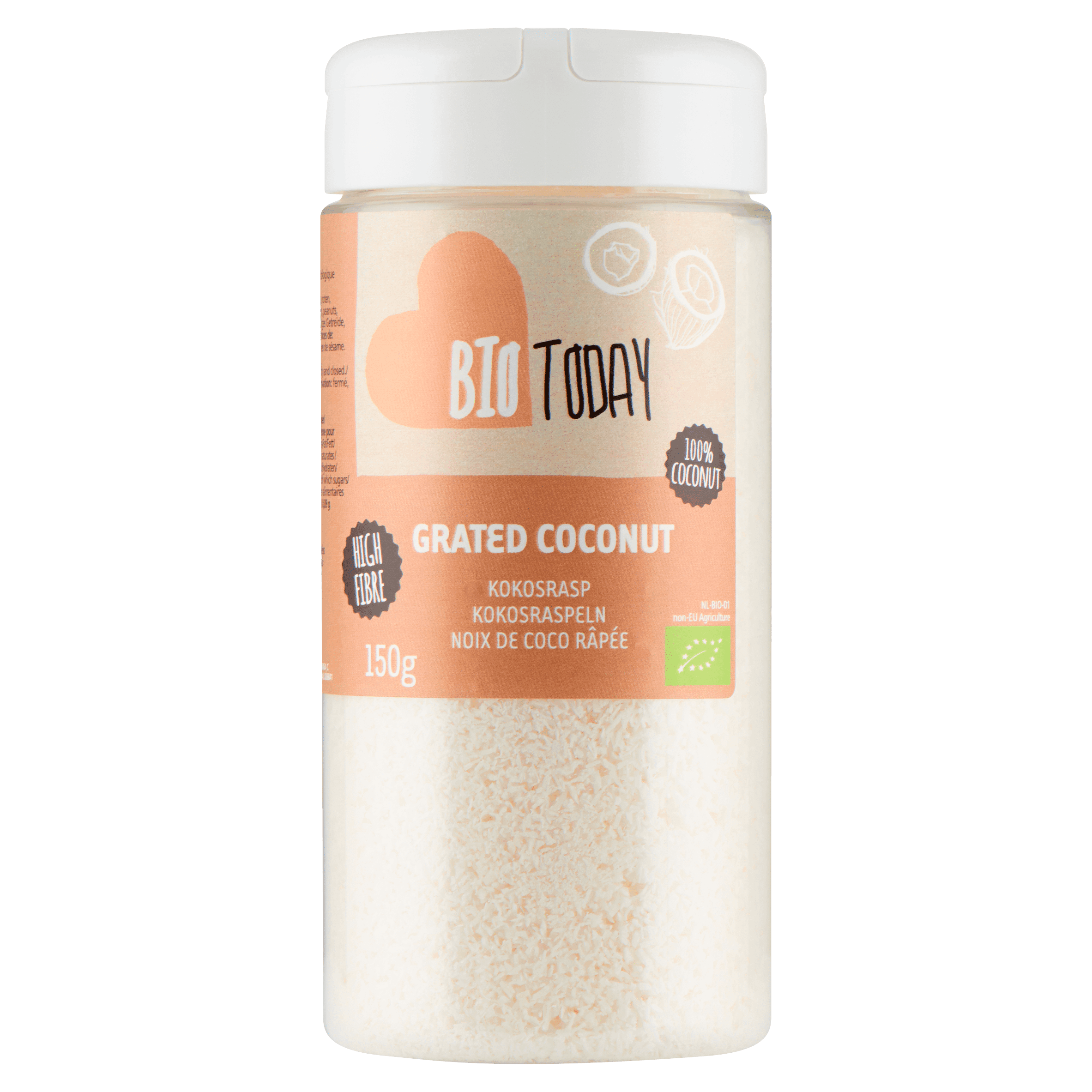 BioToday Kokosrasp fijn bio
