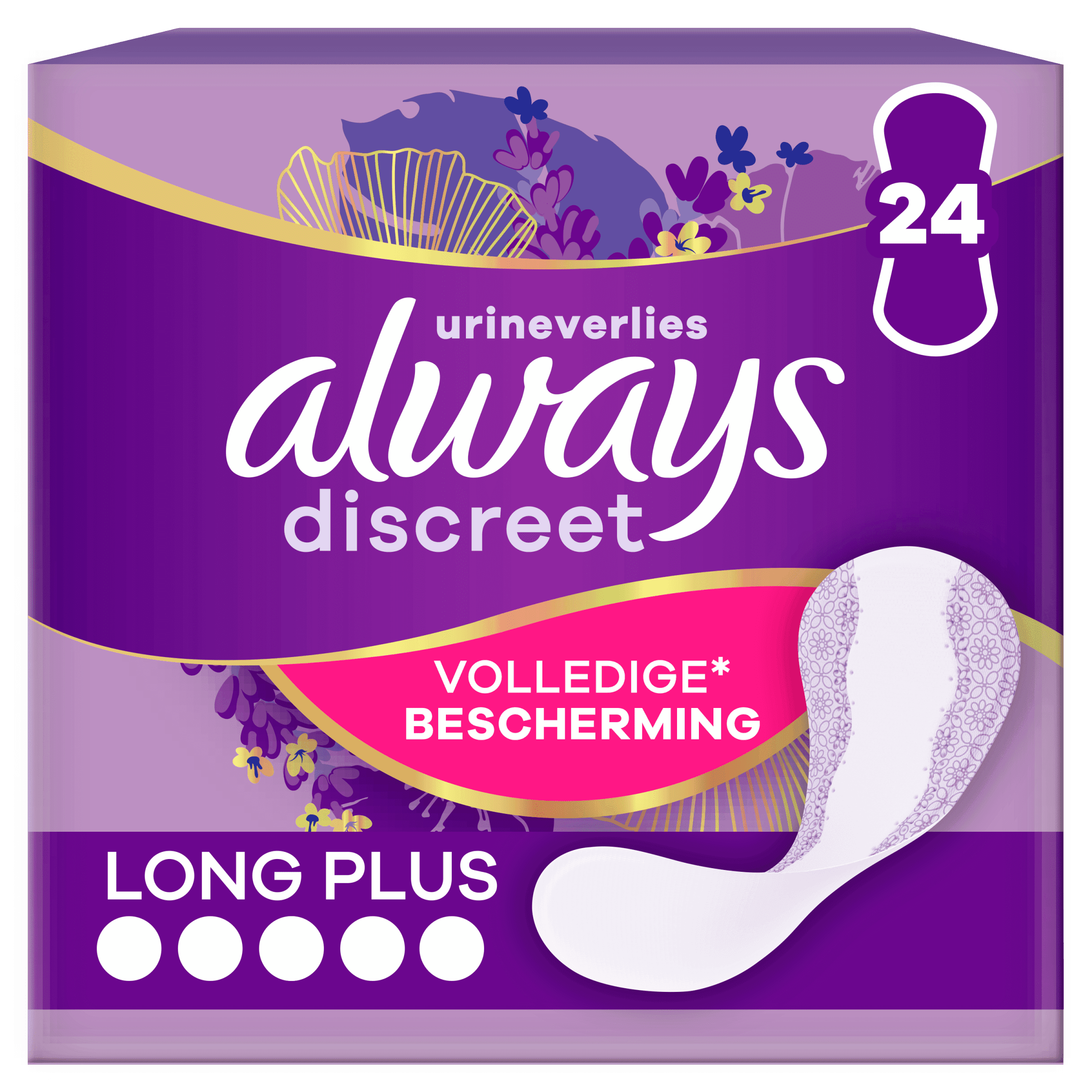 Always Incontinentie inlegkruisjes long plus