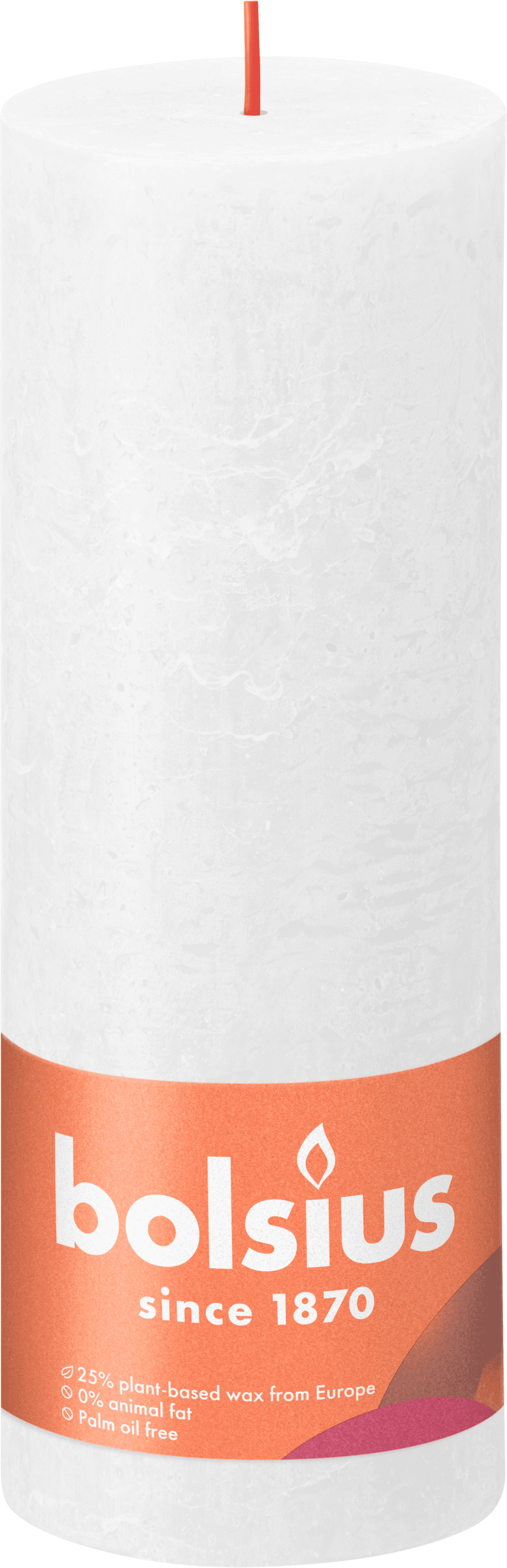 Bolsius Rustiek Shine 19cm Cloudy White