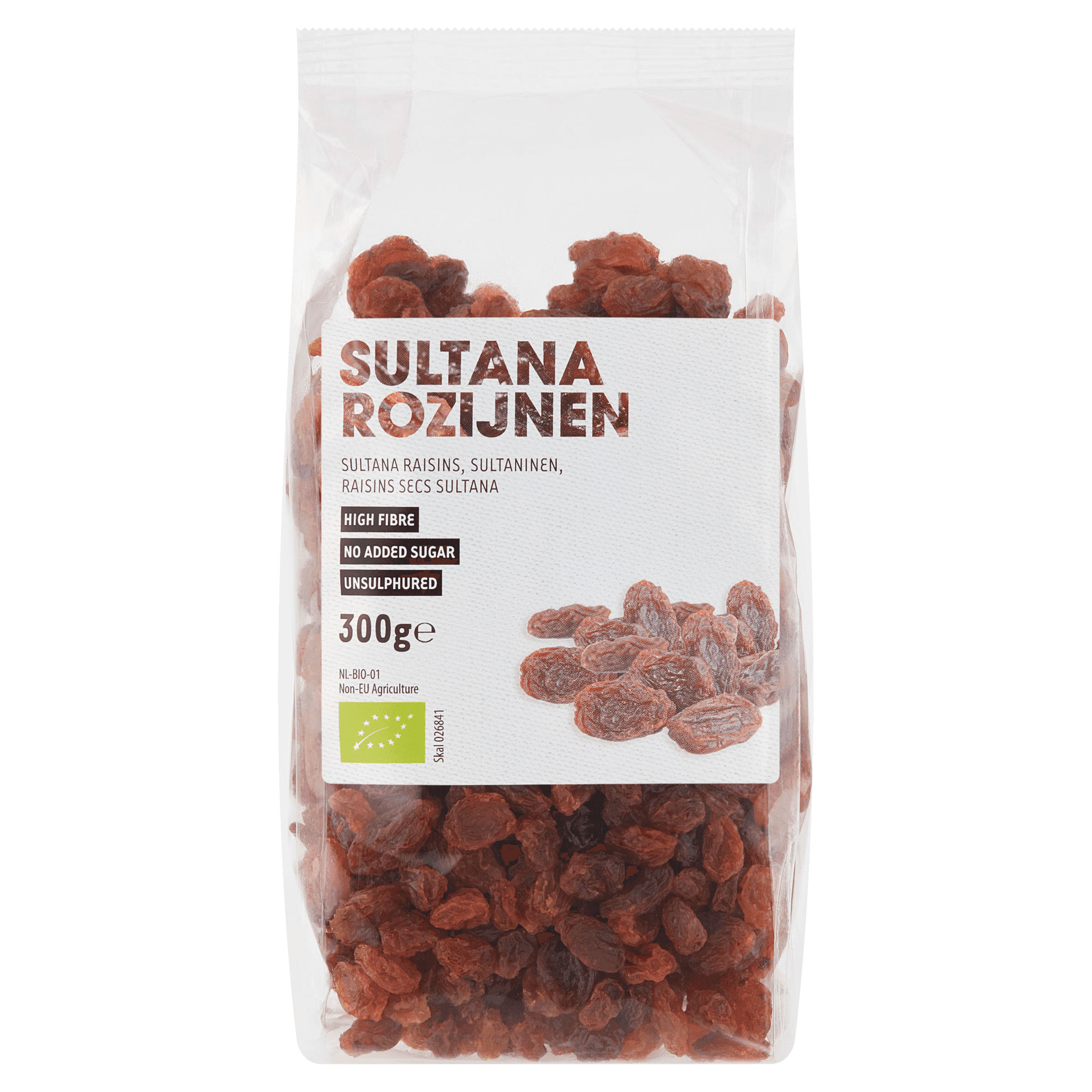 Raw Organic Food Sultanarozijnen biologisch