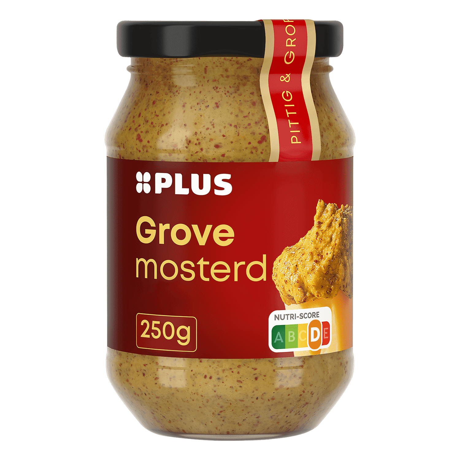 PLUS Grove mosterd