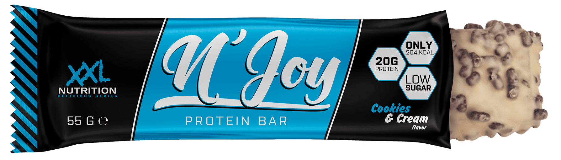 XXL Nutrition N'Joy protein bar cookies & cream