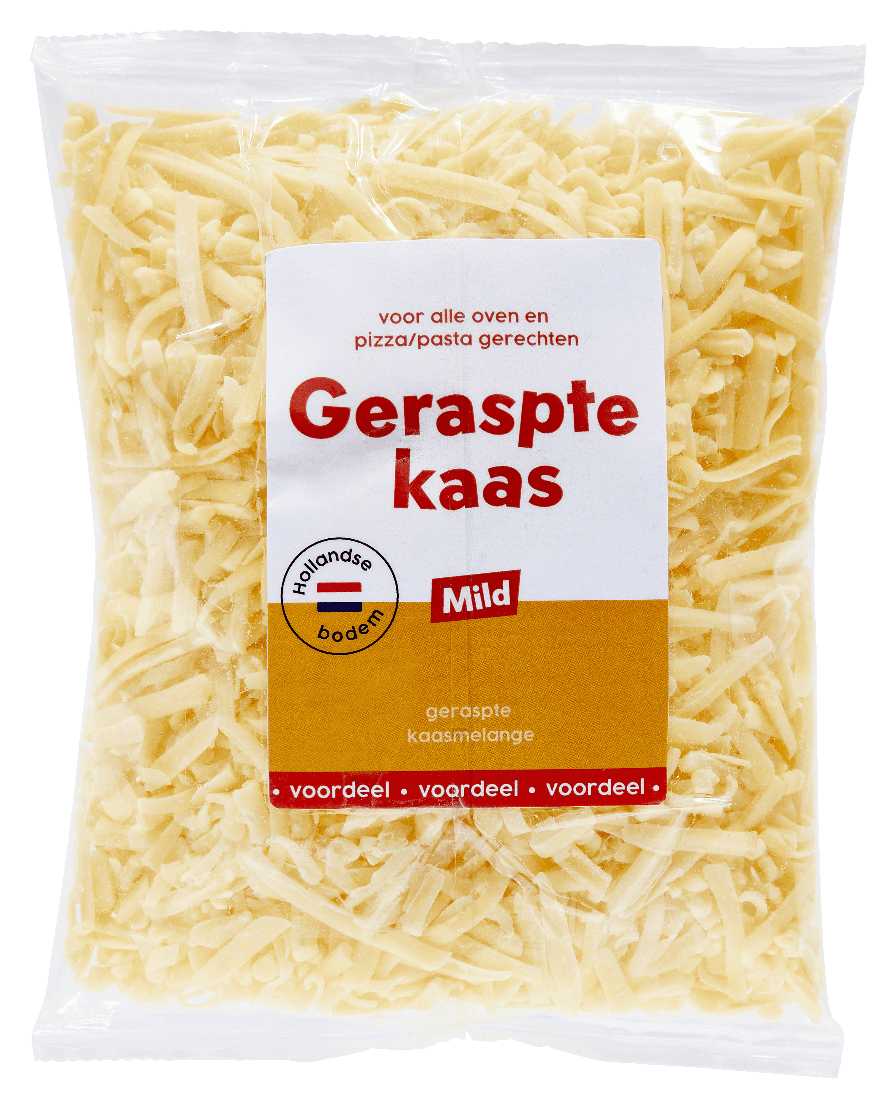 Neutraal Geraspte kaas mild