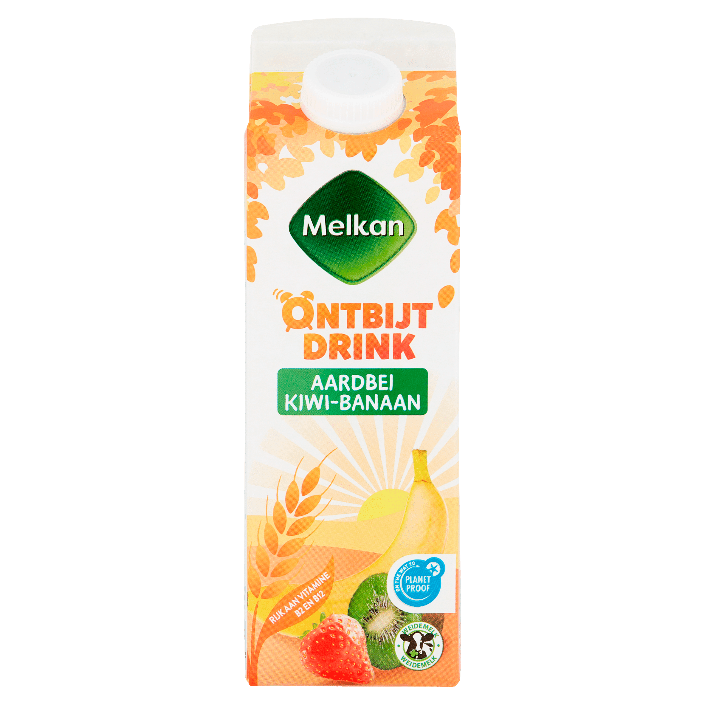 Melkan Drinkontbijt fruit aardbei-kiwi-banaan