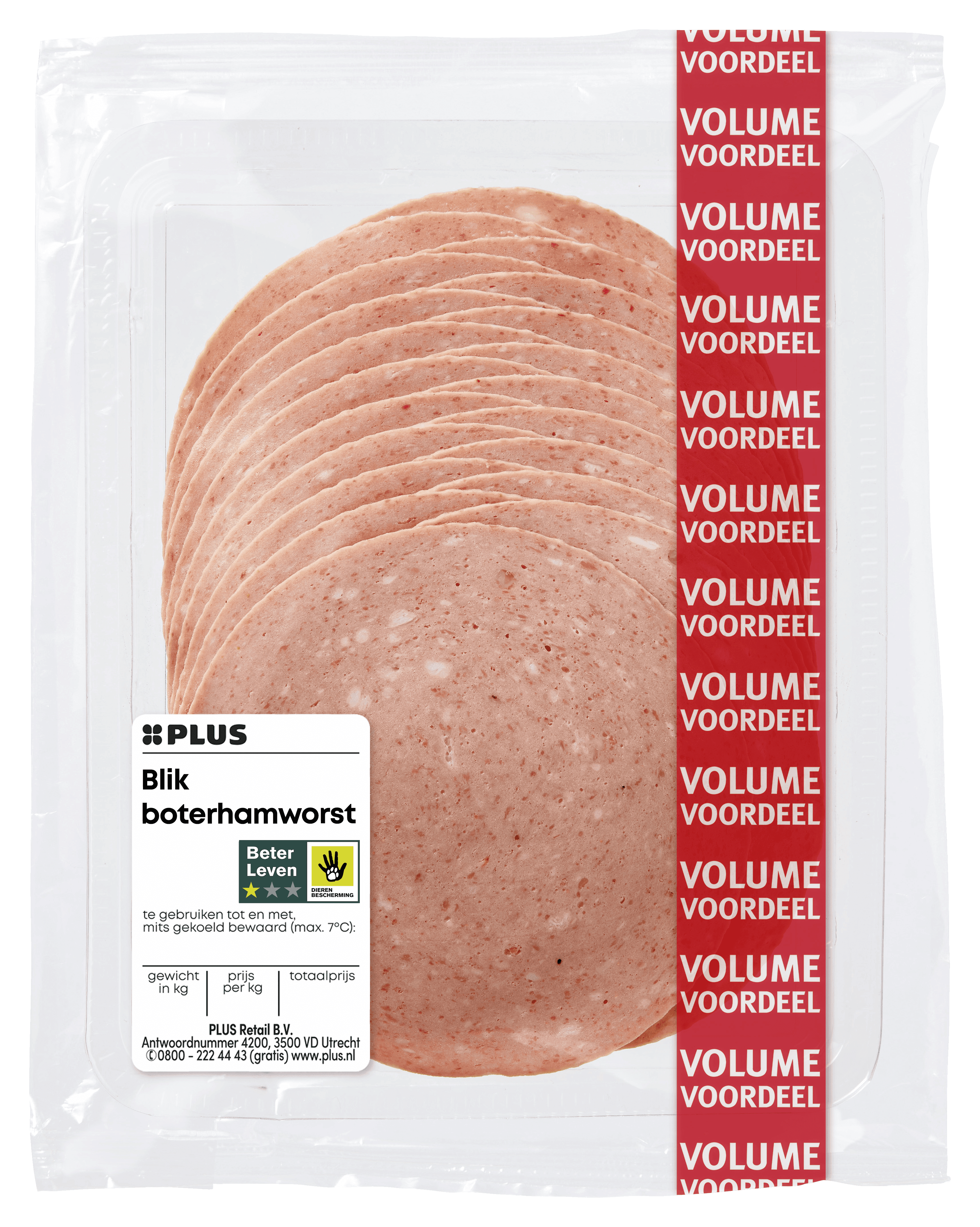 PLUS Blik boterhamworst VDV