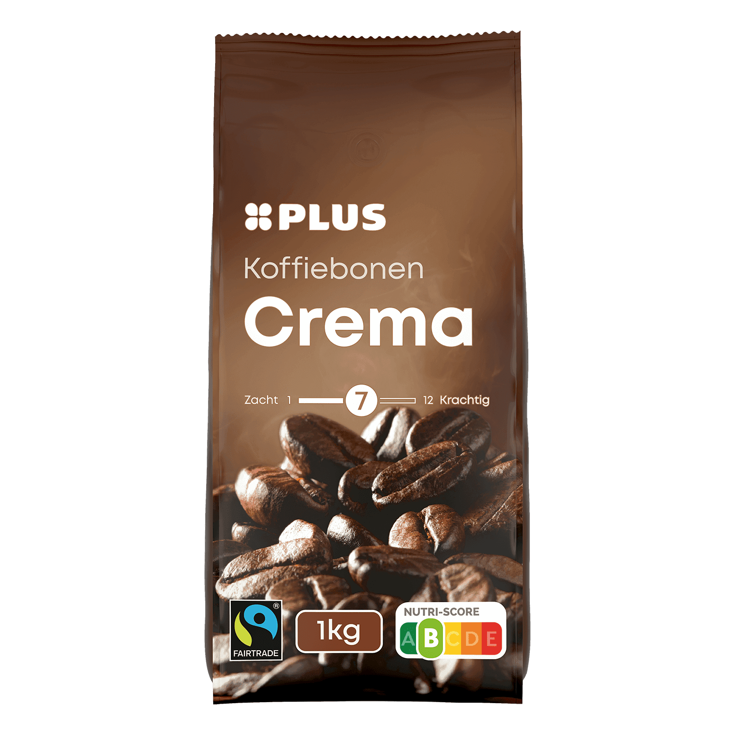 PLUS Koffiebonen Crema Fairtrade