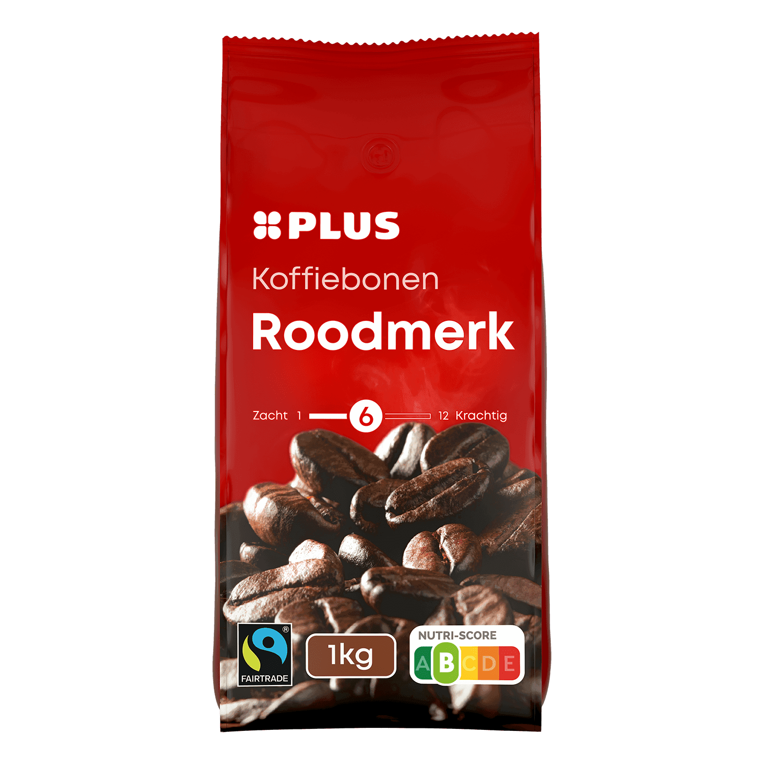 PLUS Koffiebonen Roodmerk Fairtrade