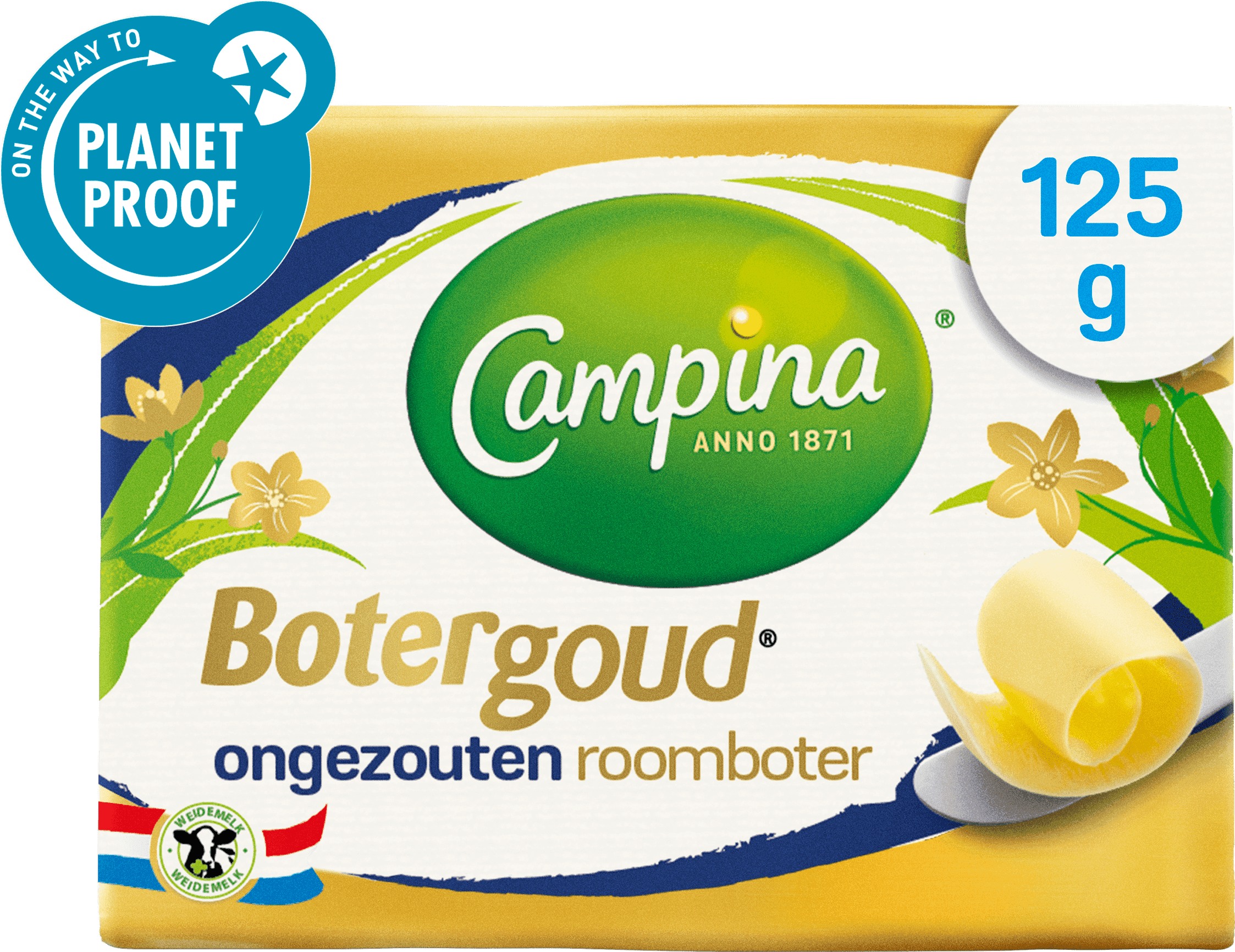 Campina Botergoud Verse roomboter ongezouten