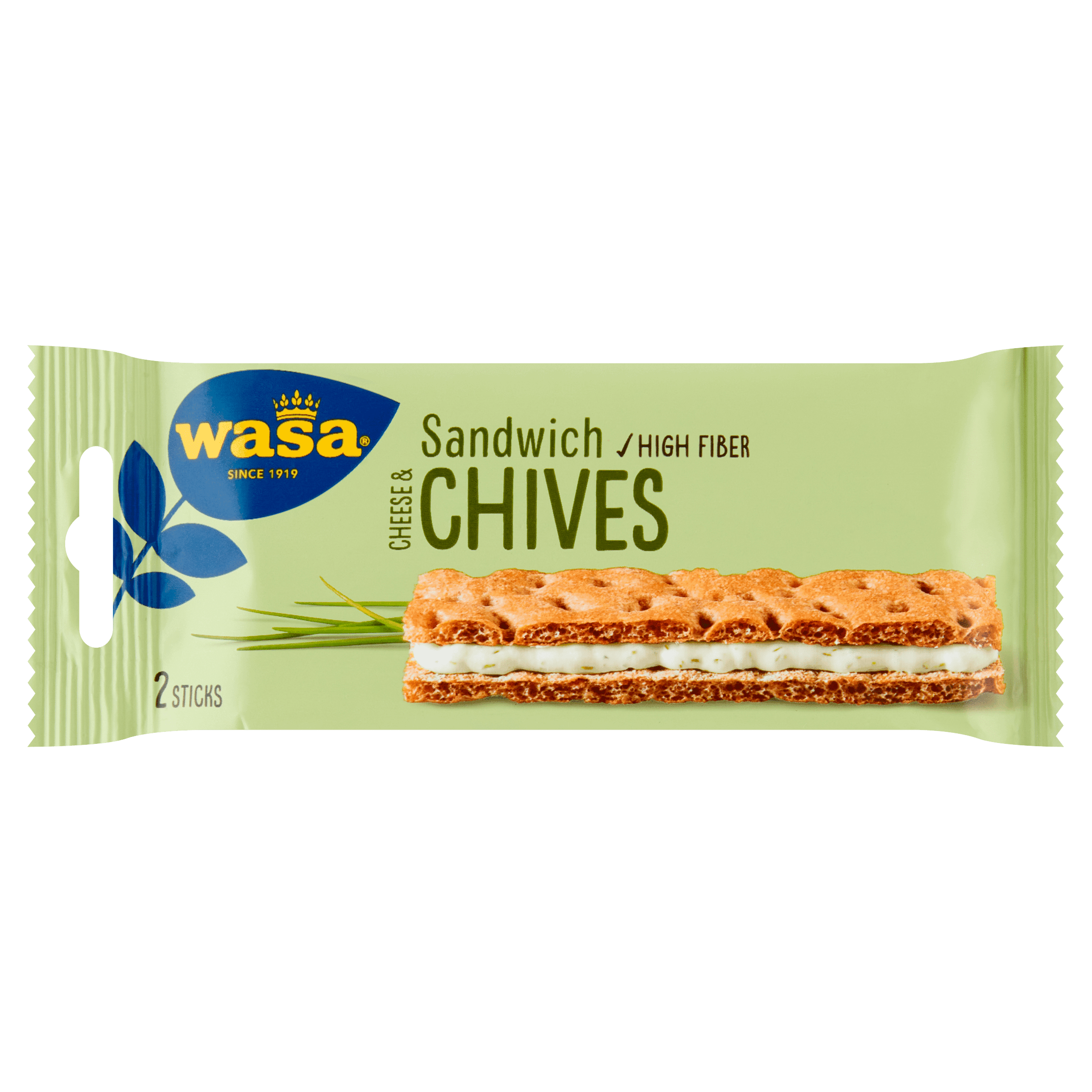 Wasa Sandwich Cheese & Chives  3x2 stuks