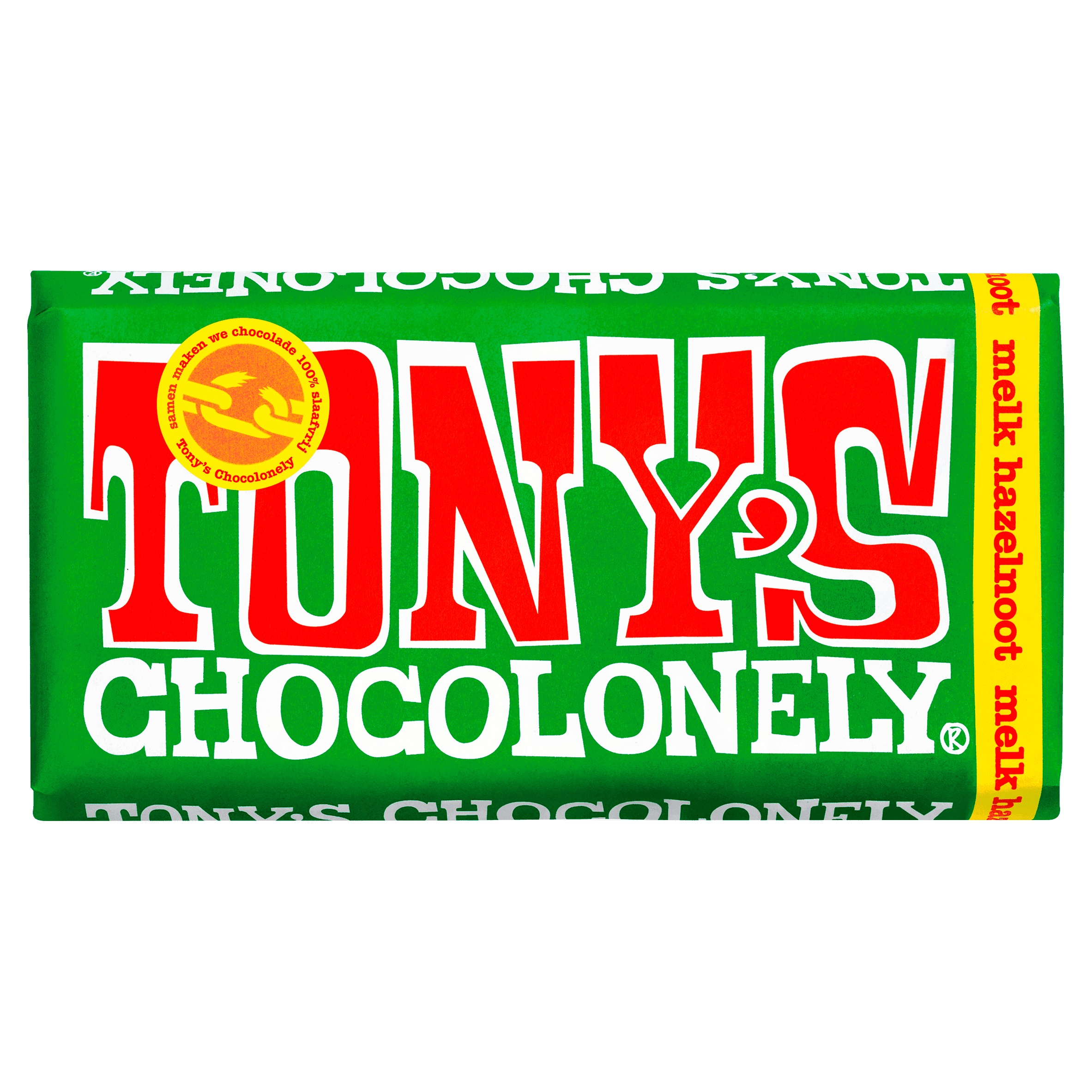 Tony's Chocolonely Chocoladereep Melk hazelnoot Fairtrade