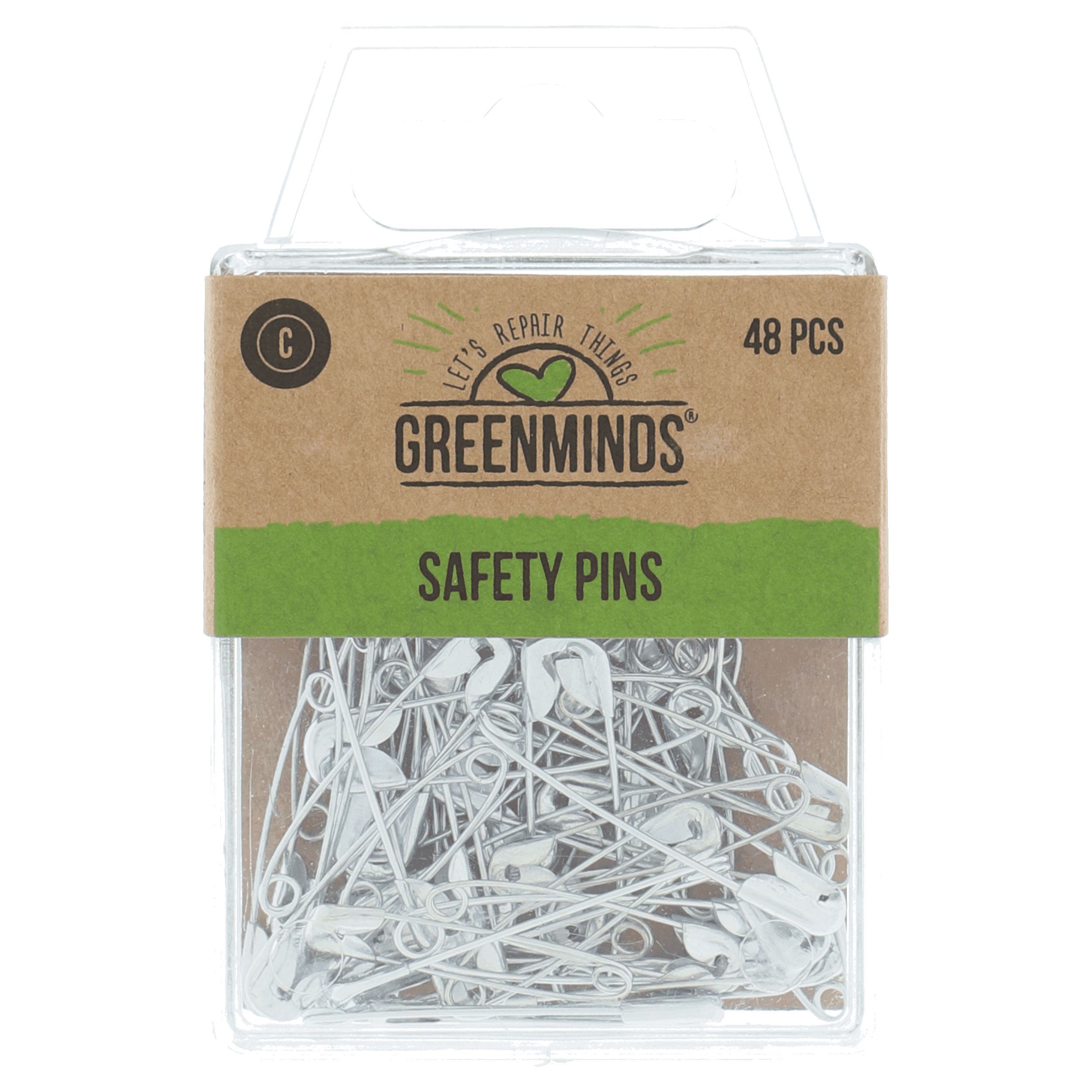 Greenminds Veiligheidsspelden Assort 48st