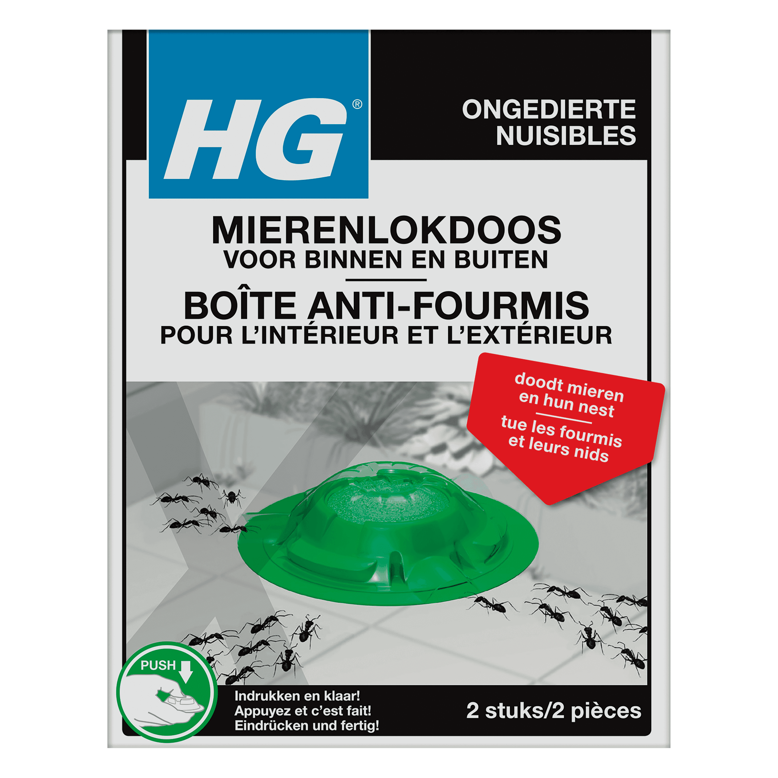 HGX Mierenlokdoos binnen en buiten