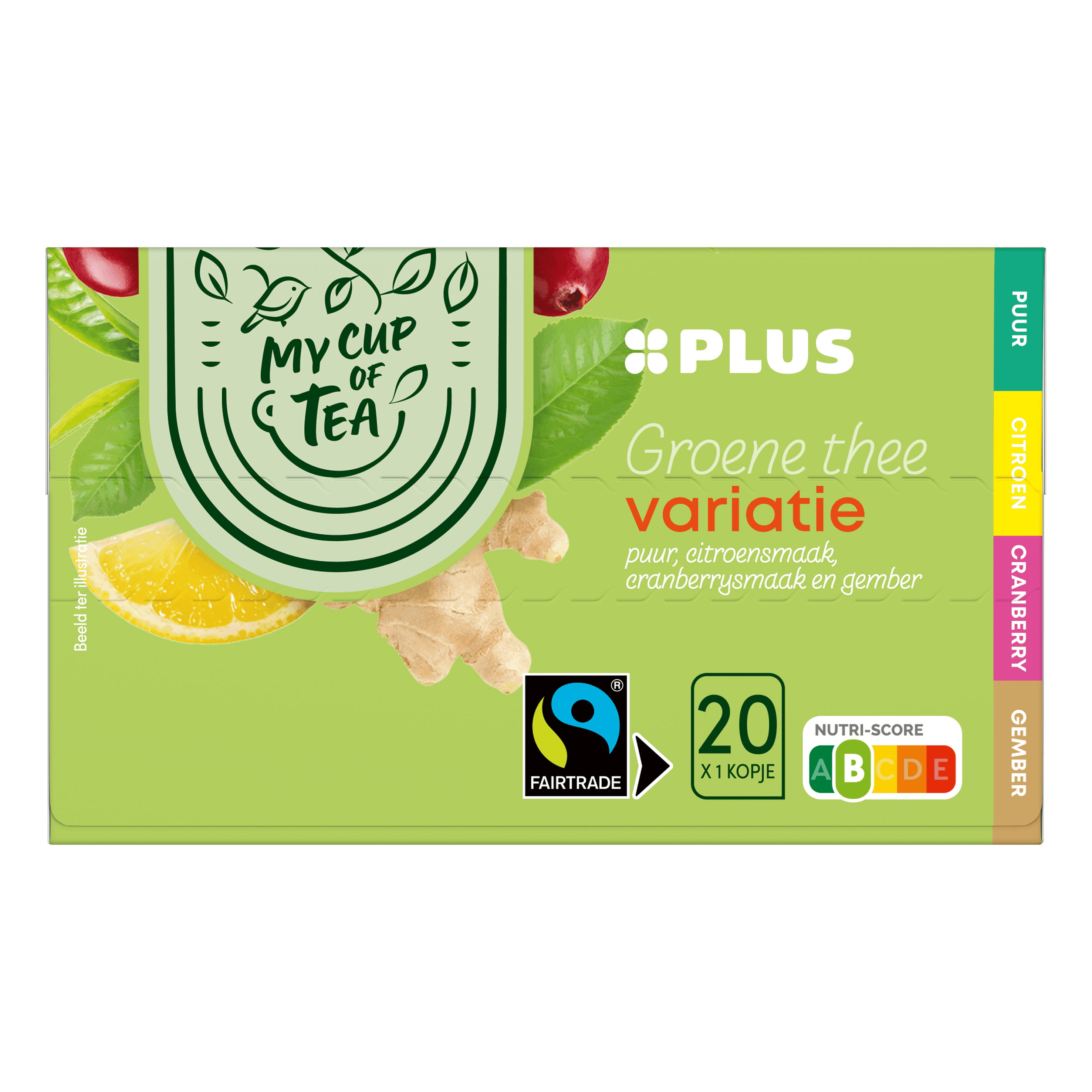 PLUS Groene thee variatie mix 1.5g