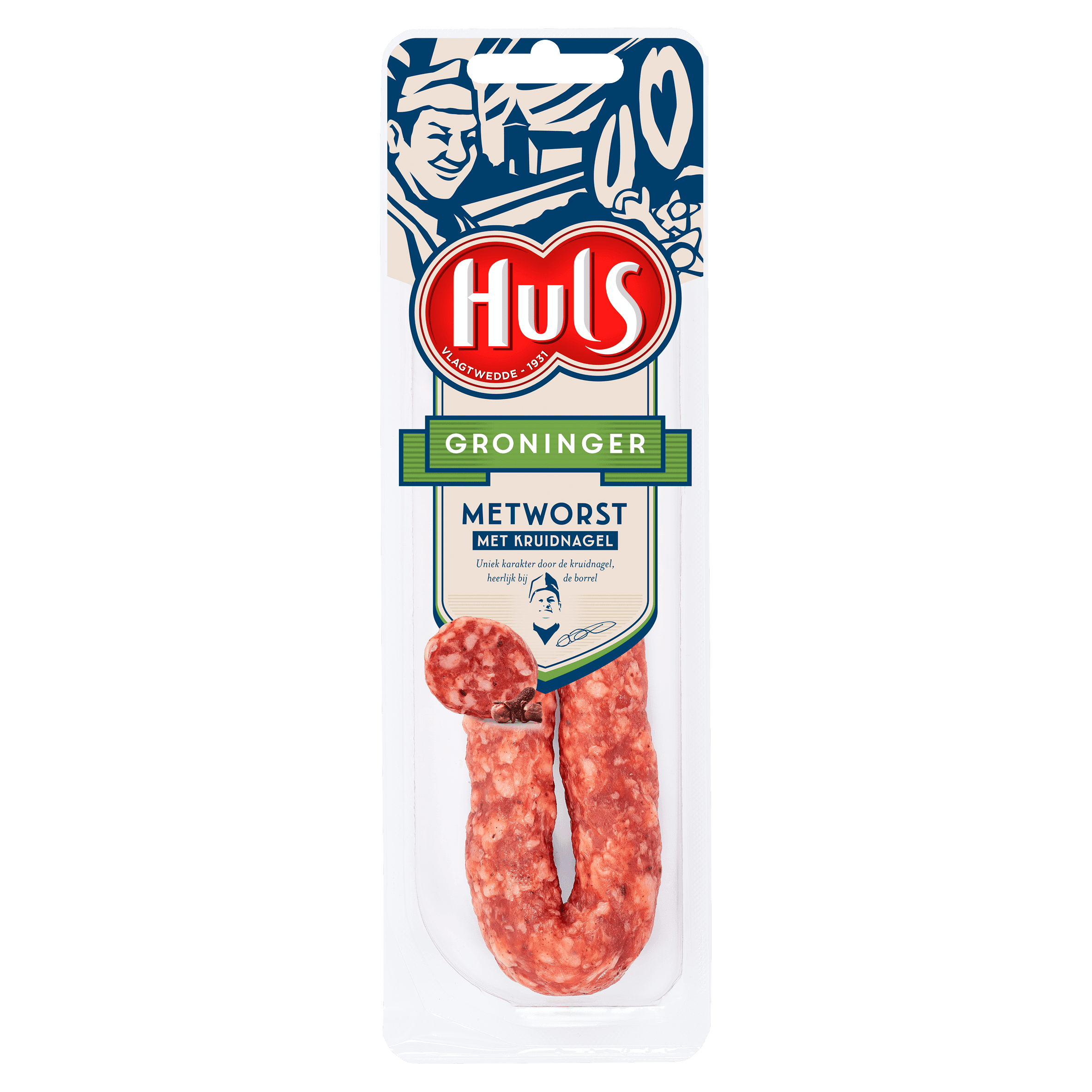 Huls Groninger metworst