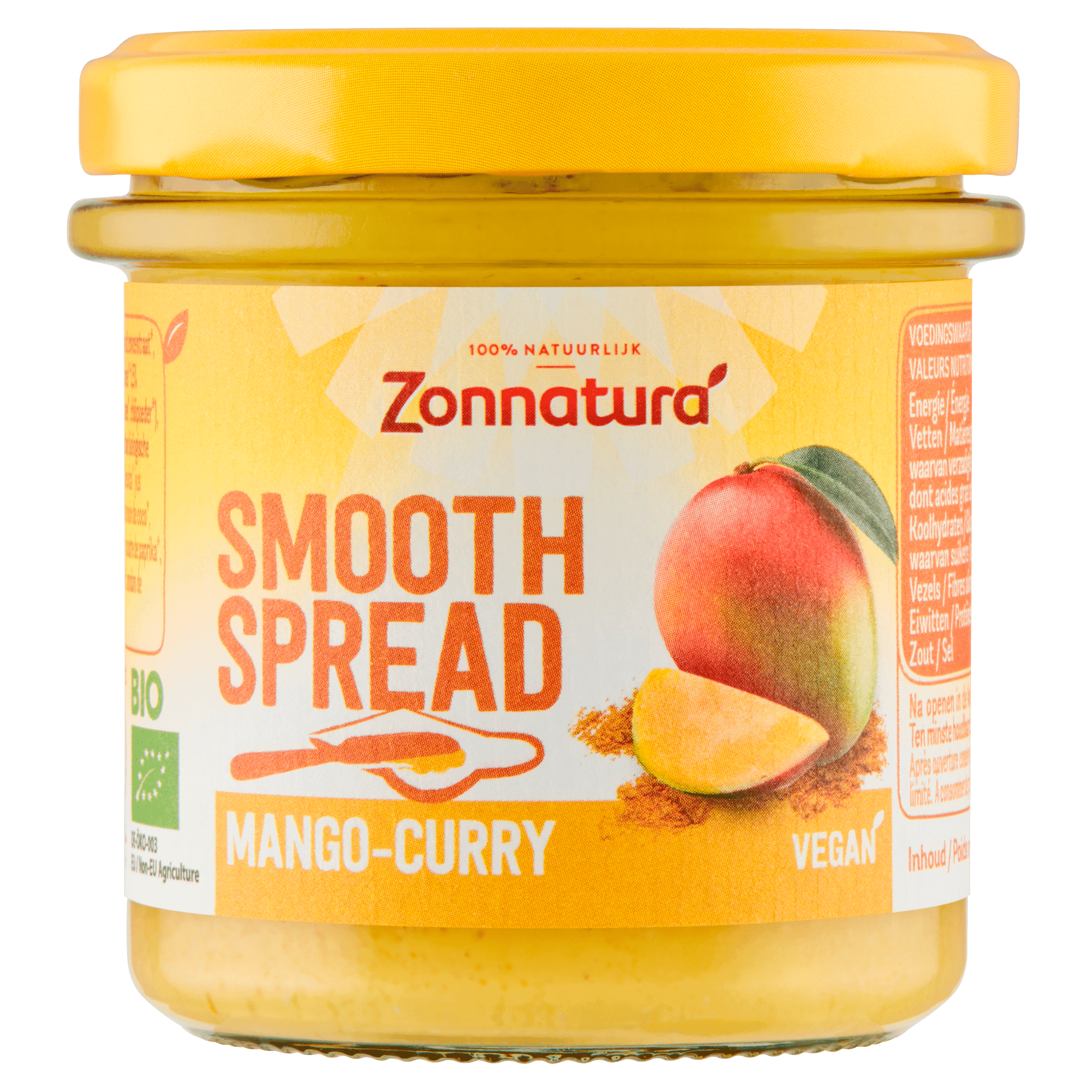 Zonnatura Smooth spread Mango-Curry