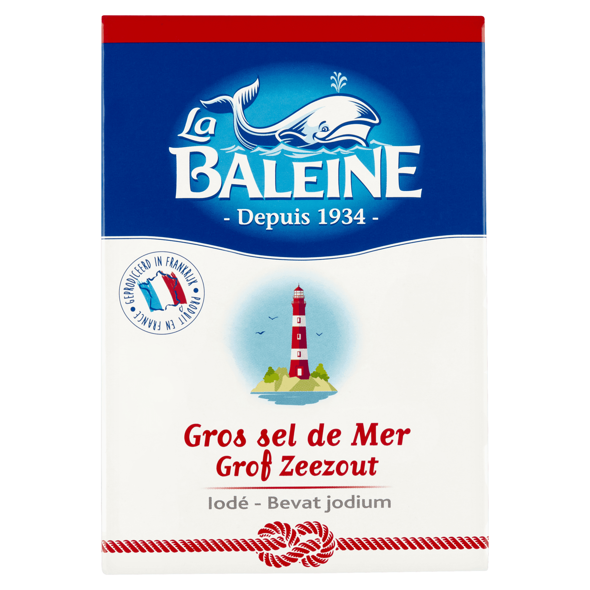 La Baleine Zeezout grof pak 1000gr