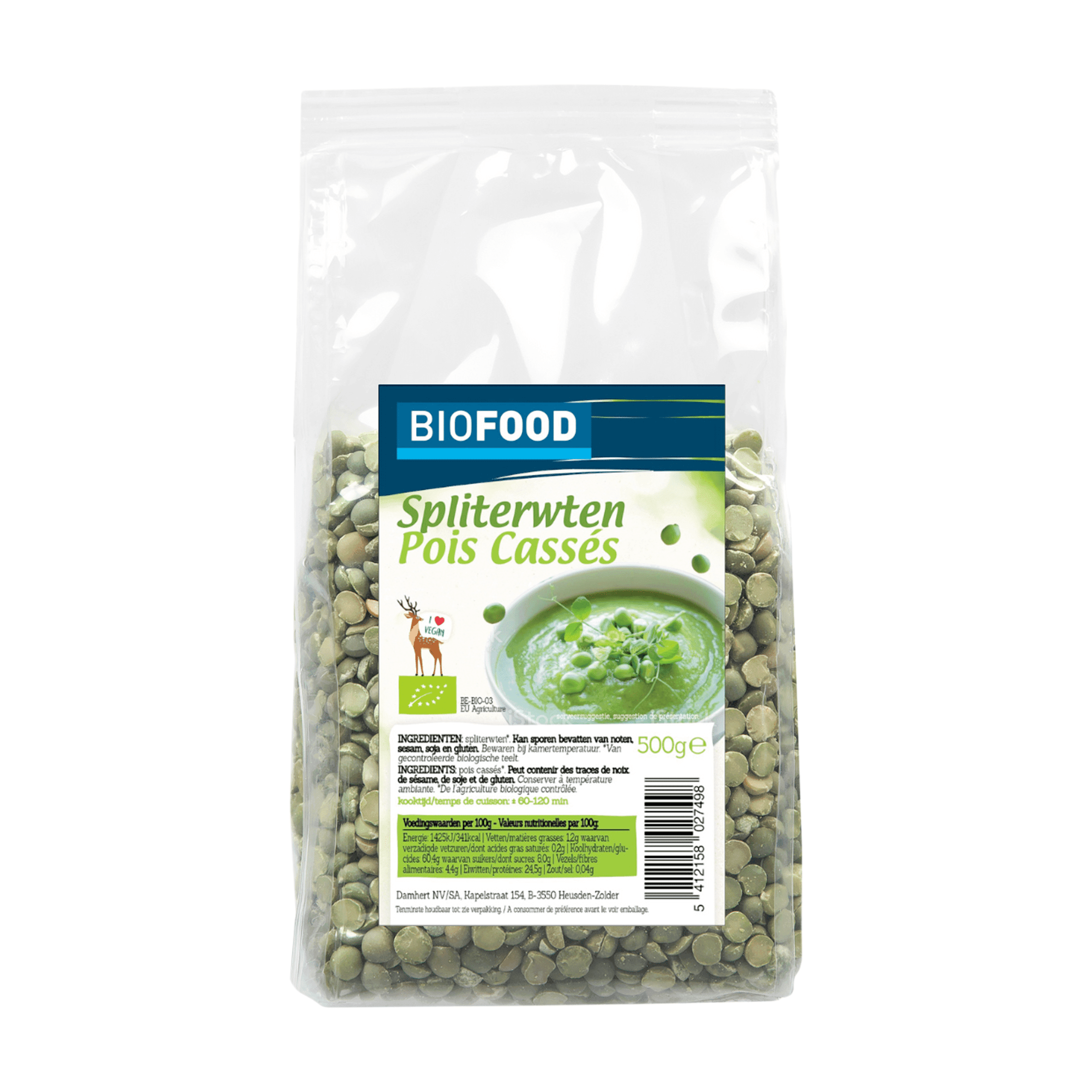 Biofood Spliterwten bio