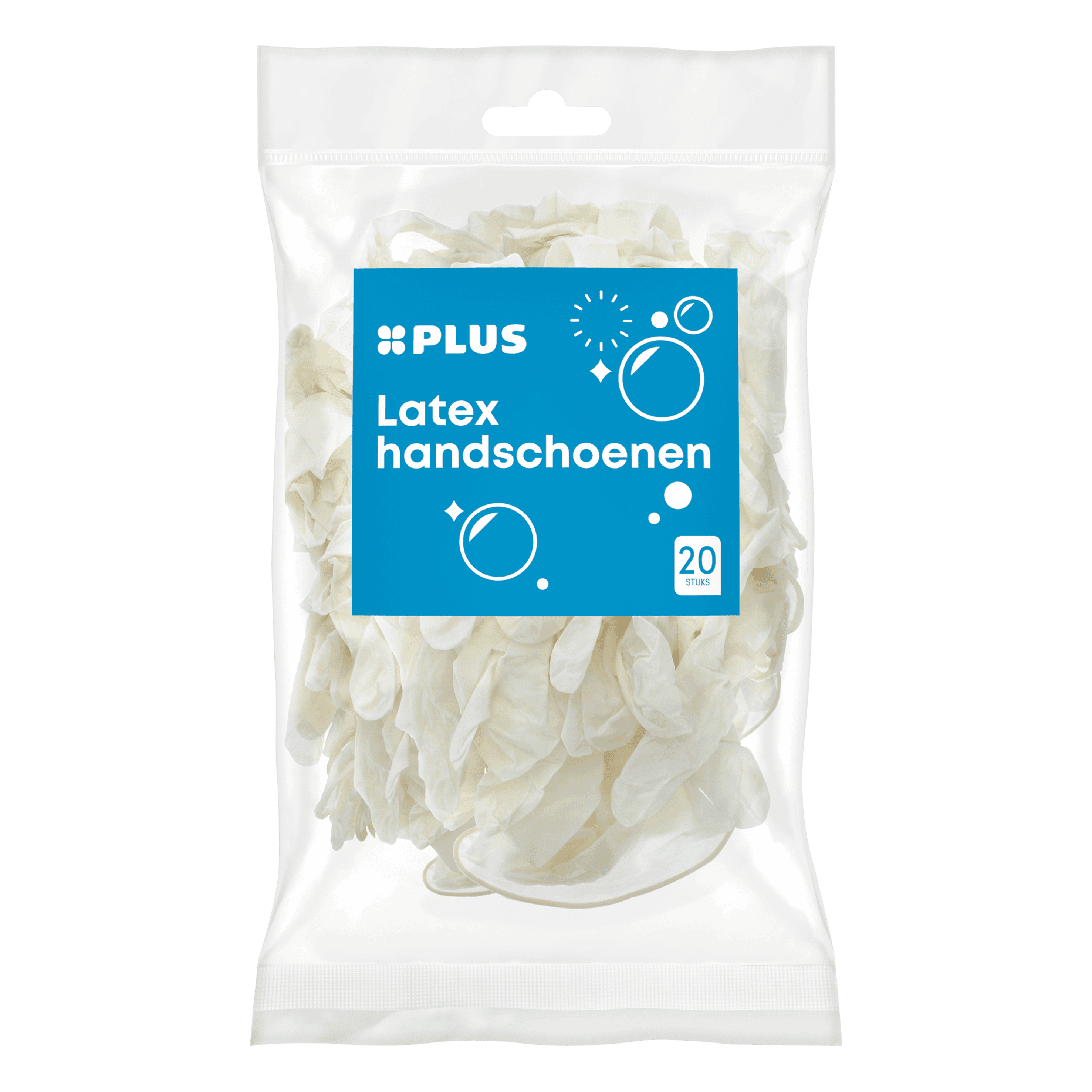 PLUS Handschoenen latex wegwerp