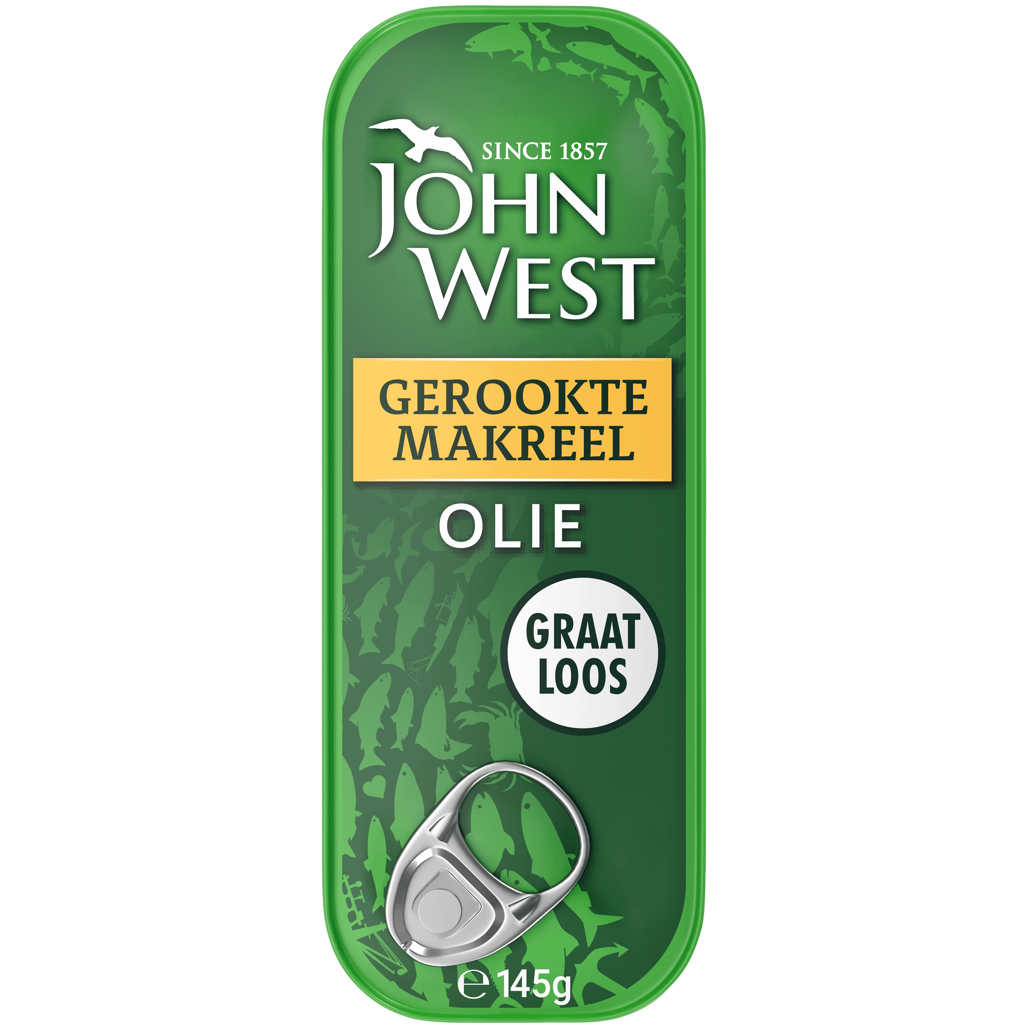 John West Makreelfilets zonnebloemolie gerookt