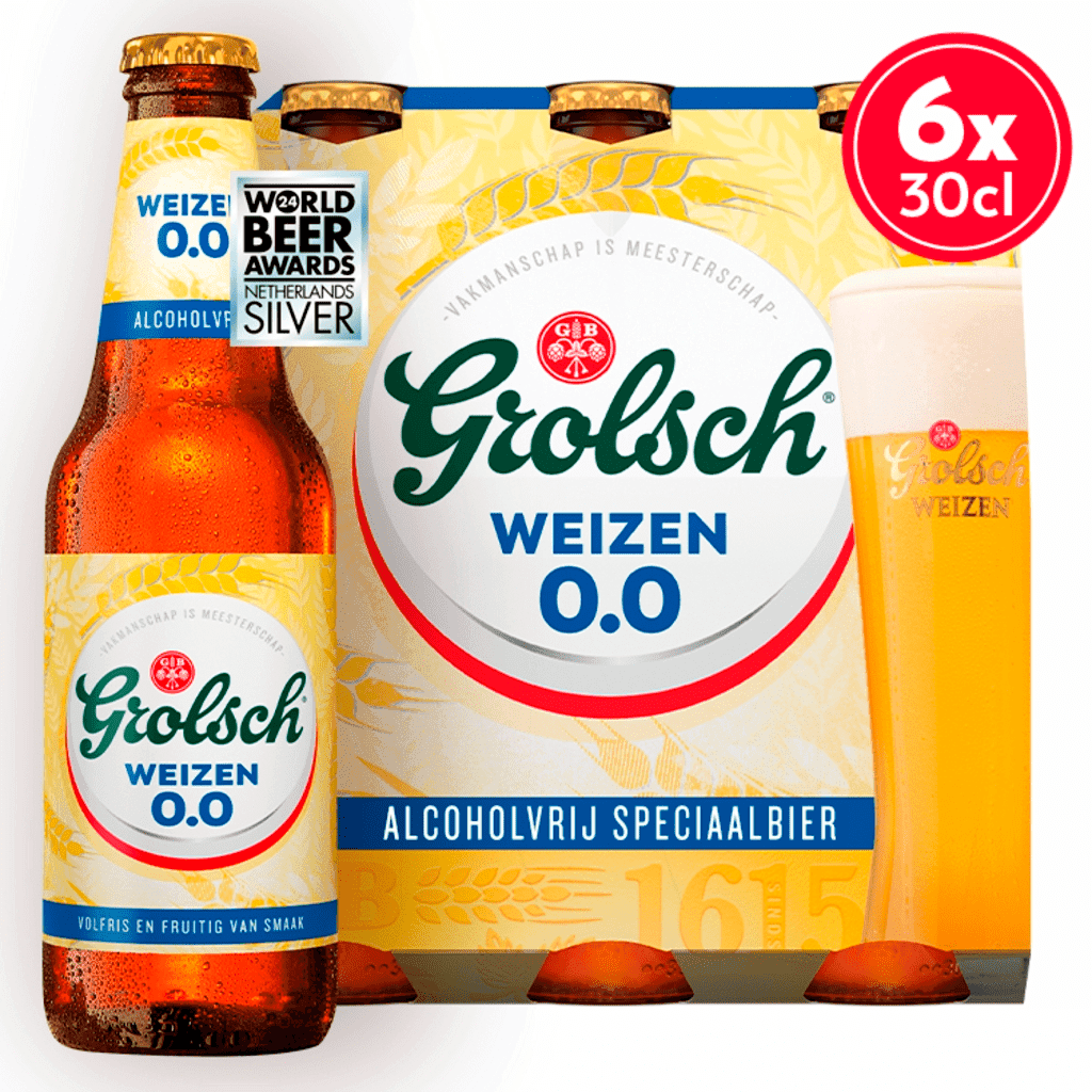 Grolsch Weizen 0.0 fles