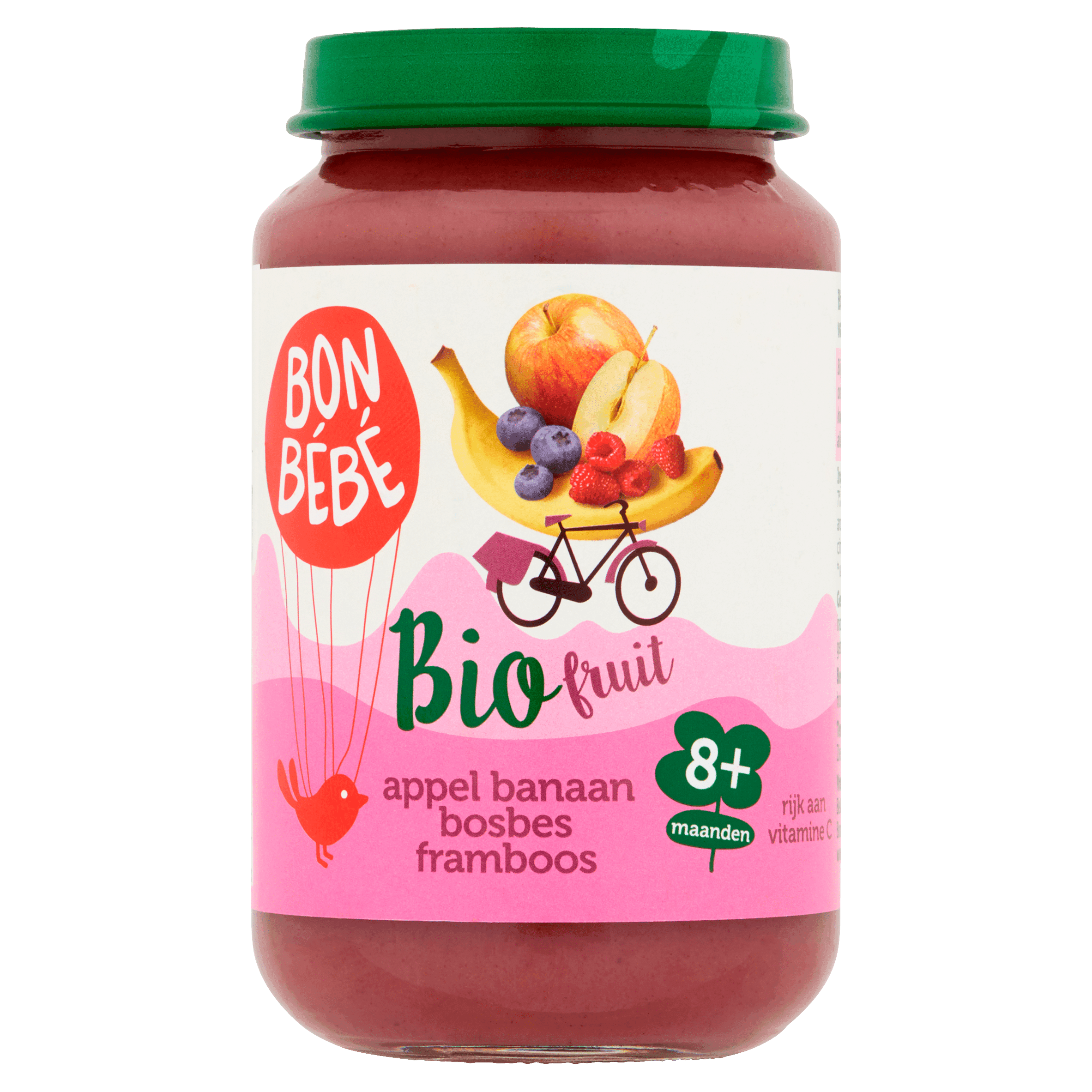 Bonbebe Bio 8mF0803 appel banaan bosbes framb
