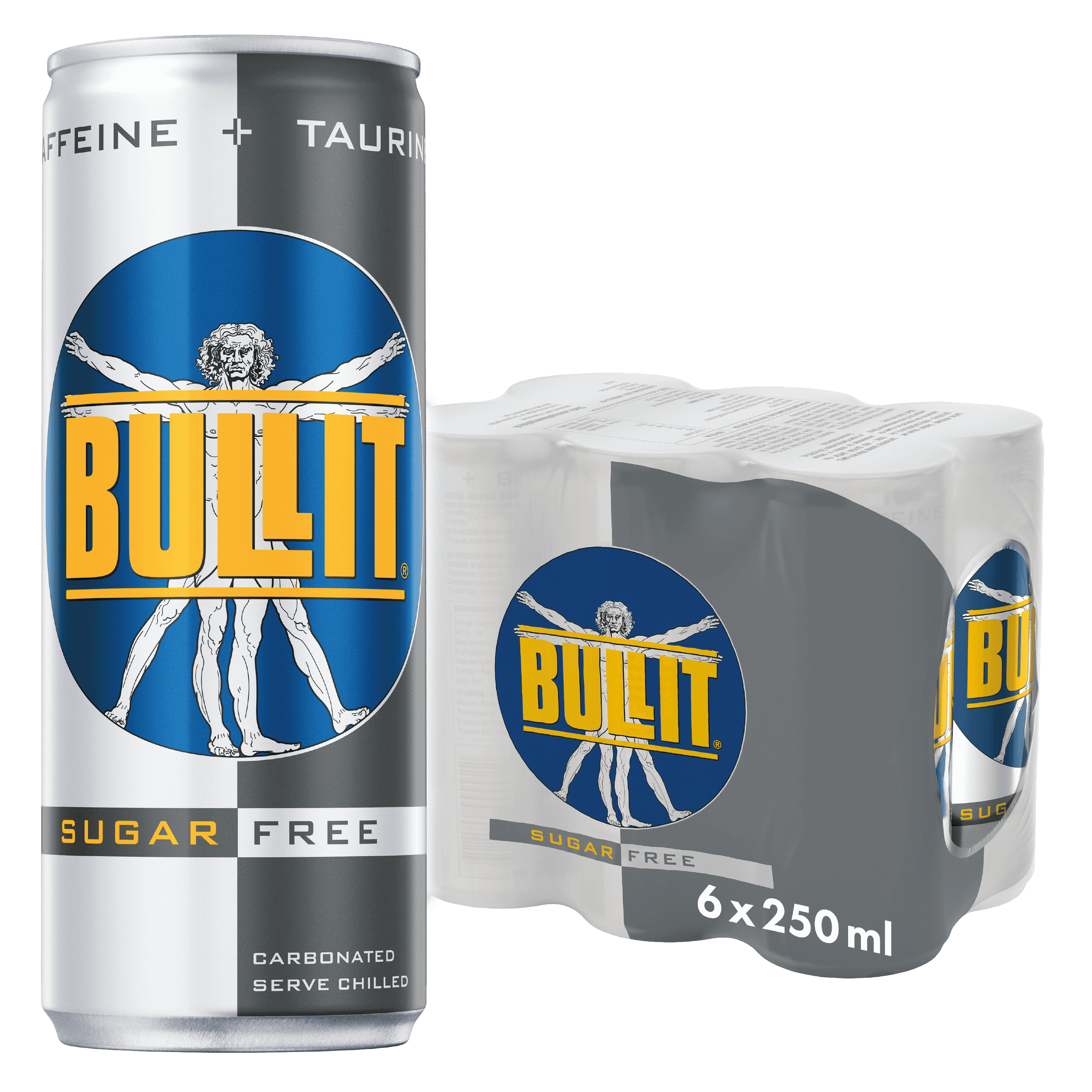 Bullit Energy drink sugar free 6-pack