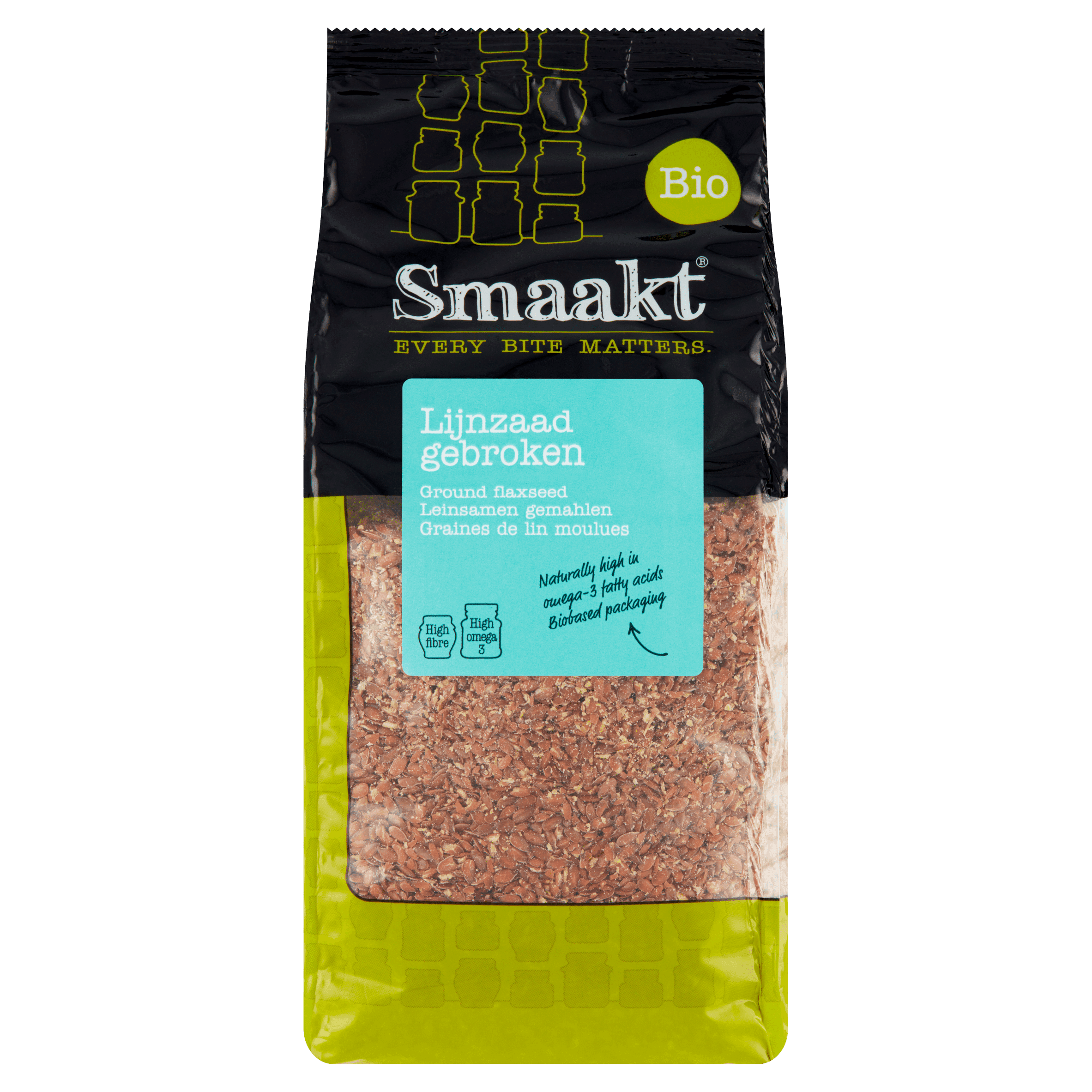 Smaakt Lijnzaad gebroken - bio