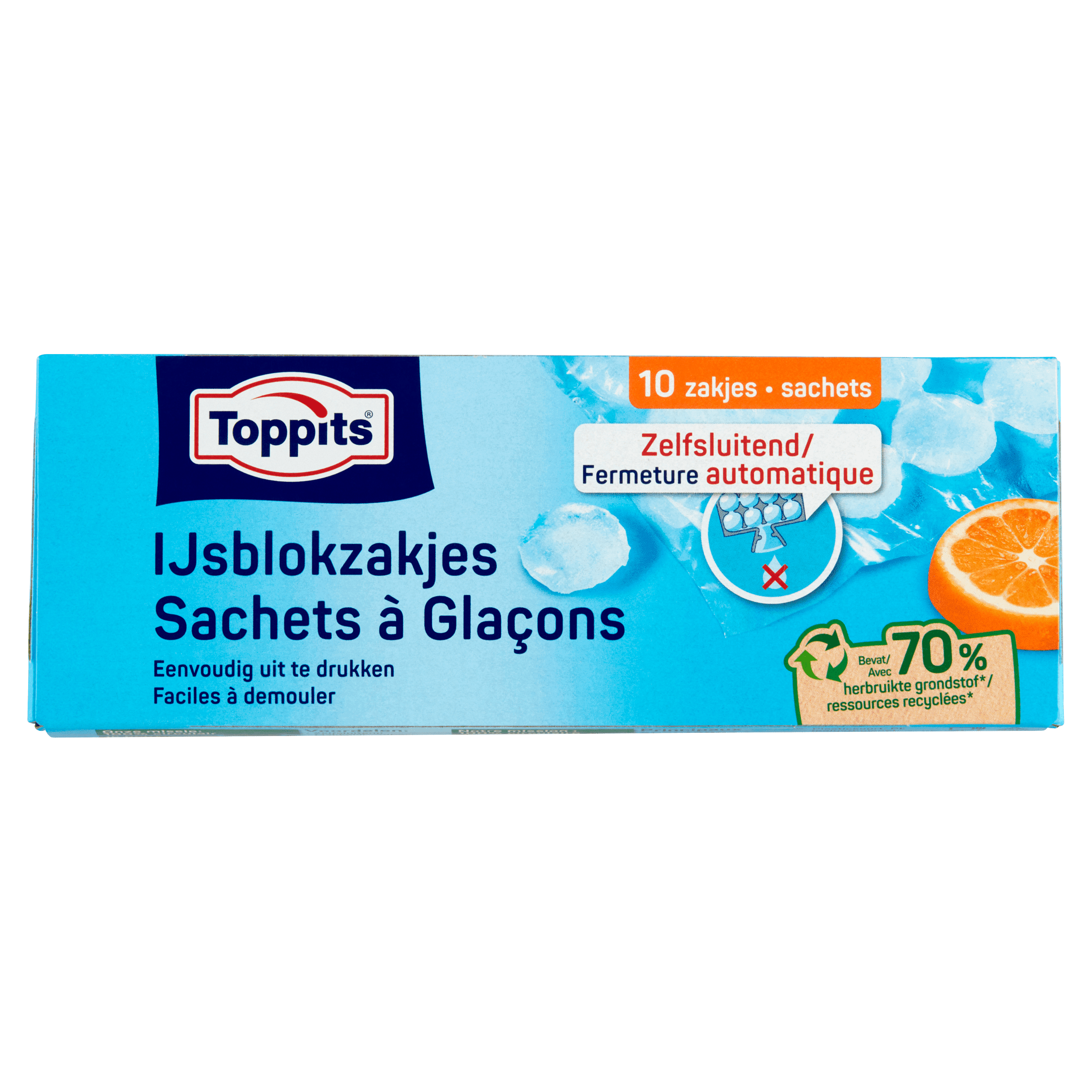 Toppits Ijsblokzakjes 10x19 blokjes